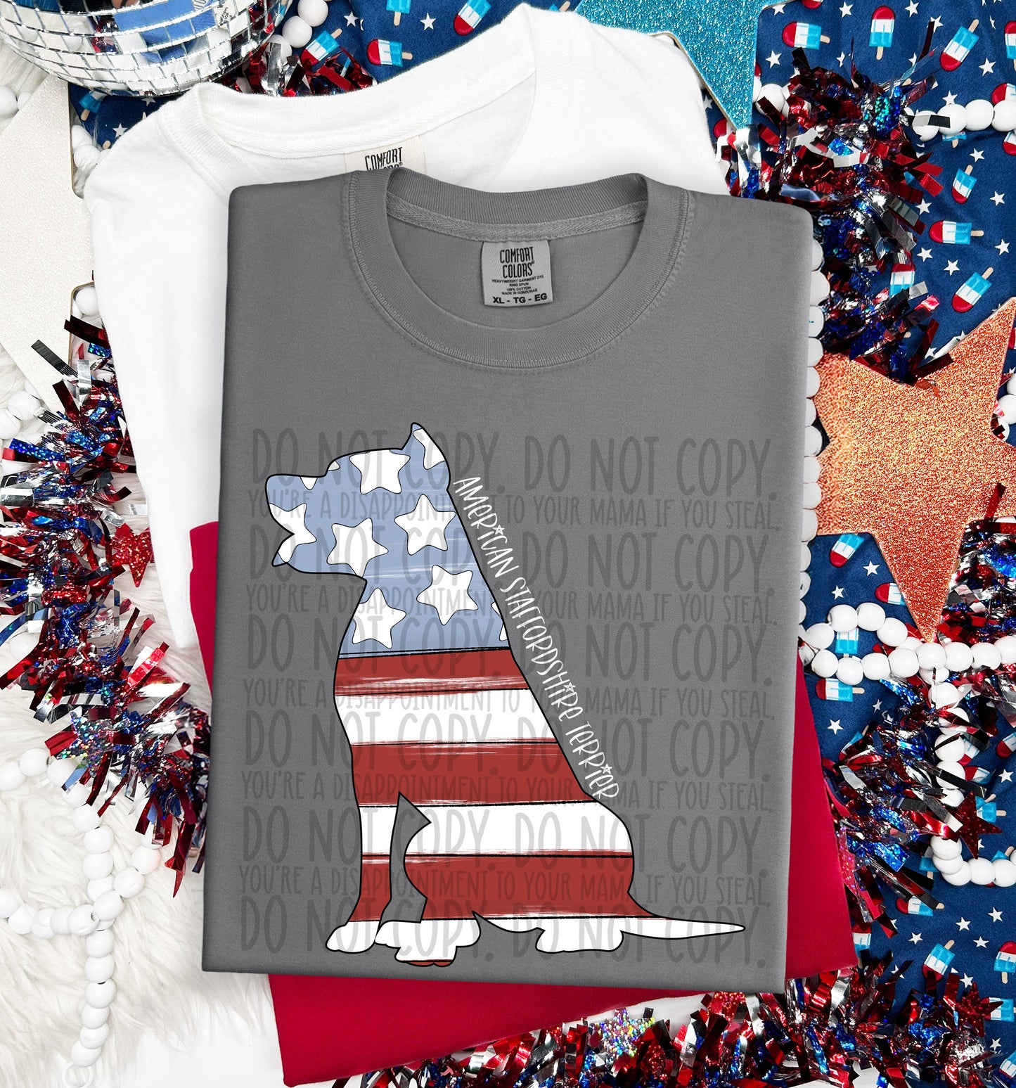 PATRIOTIC DOGS - DTF TRANSFER