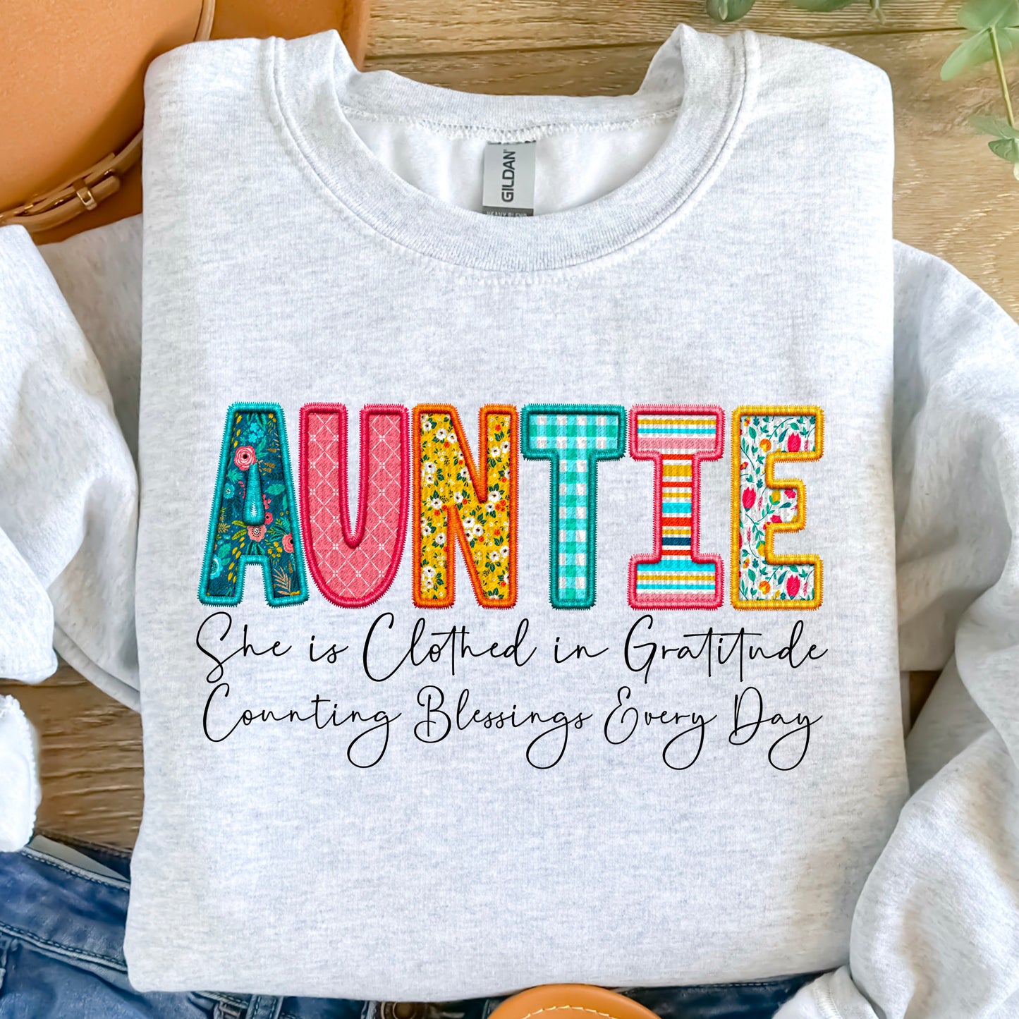 CLOTHED IN GRATITUDE - DTF TRANSFER
