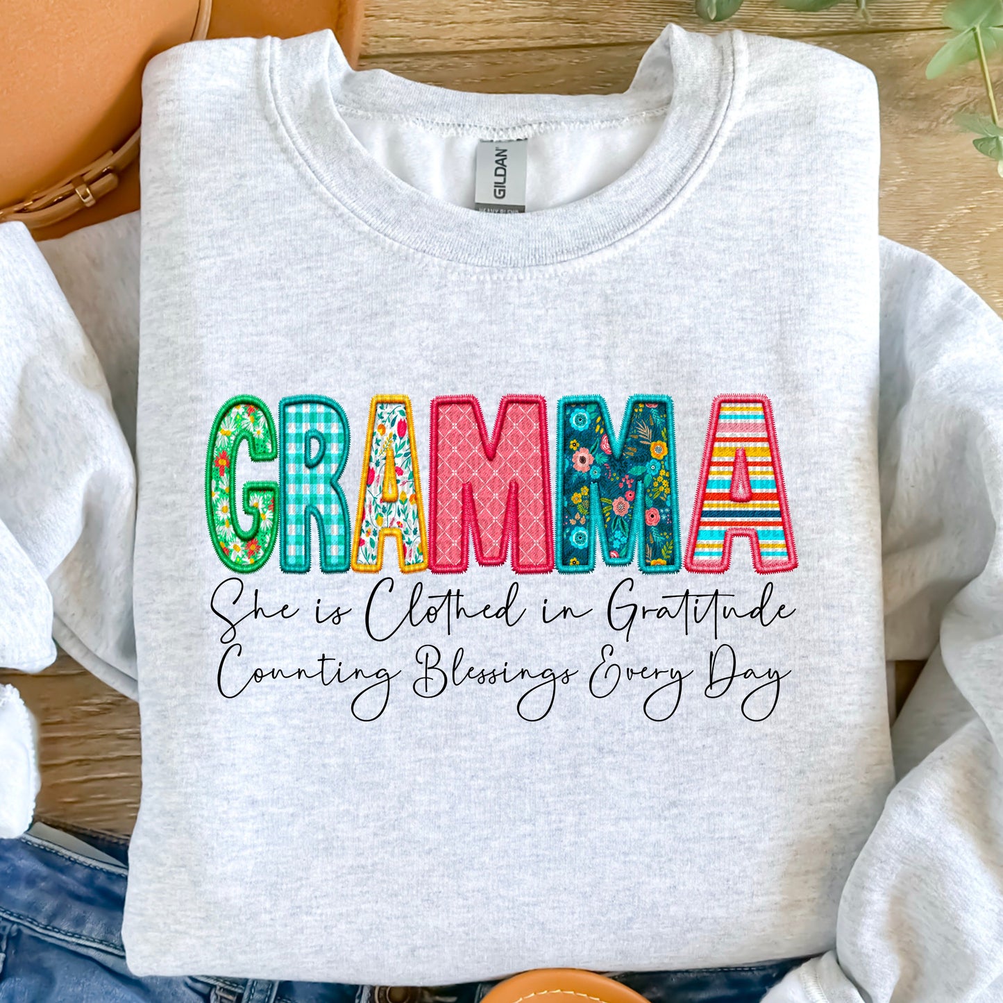 CLOTHED IN GRATITUDE - DTF TRANSFER