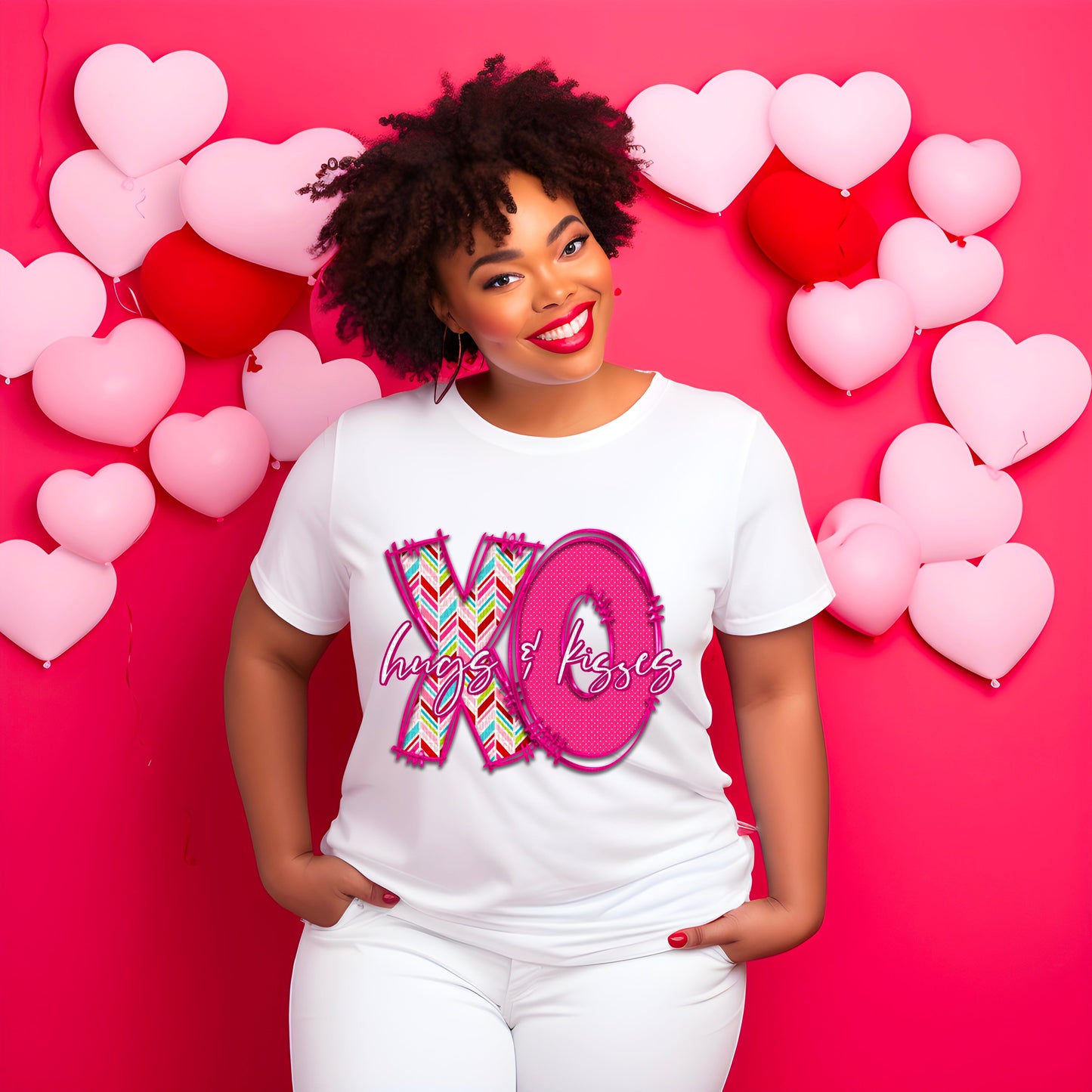 XOX HUGS & KISSES - DTF TRANSFER