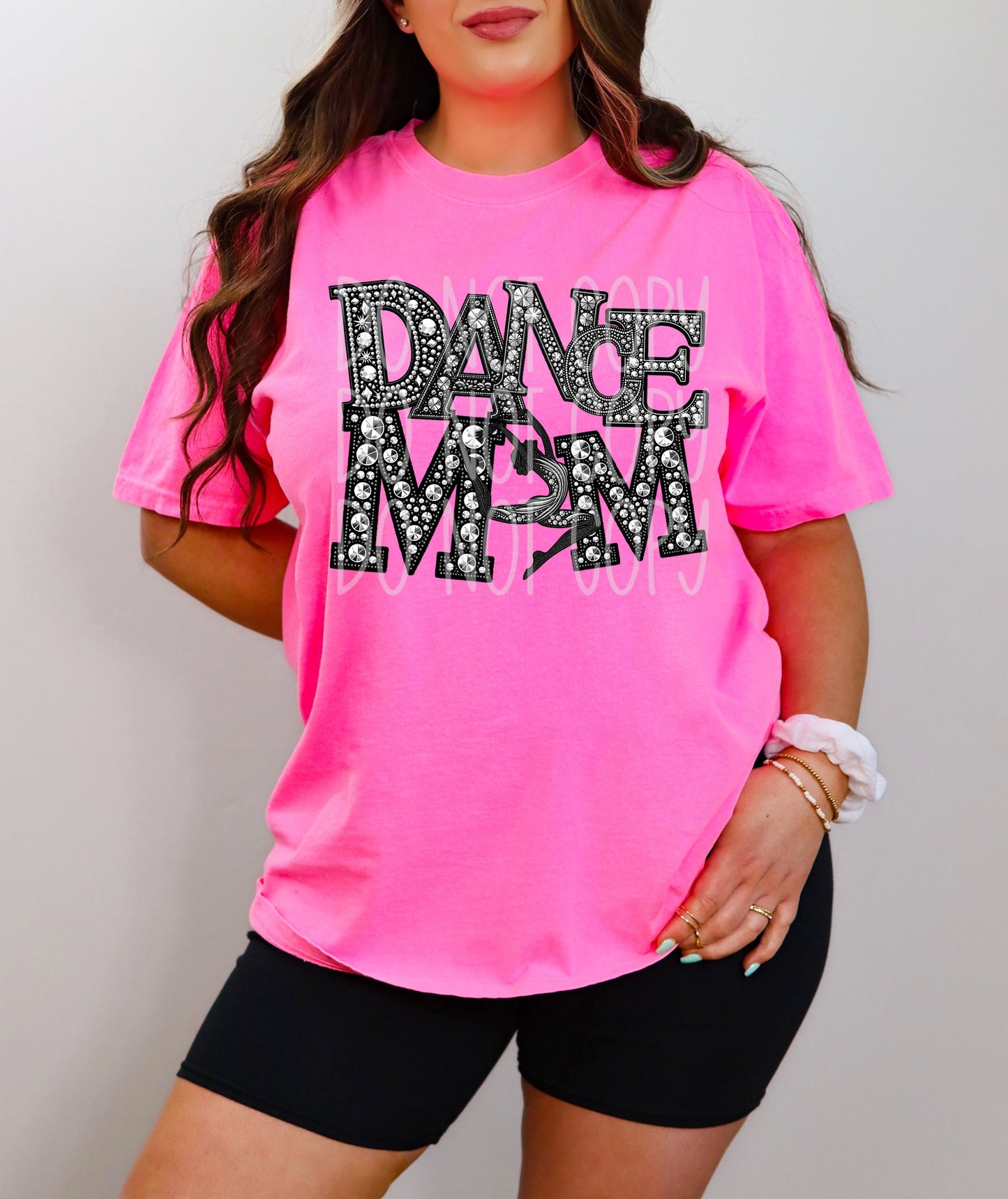 SPORTS MOM - FAUX RHINESTONES - DTF TRANSFER