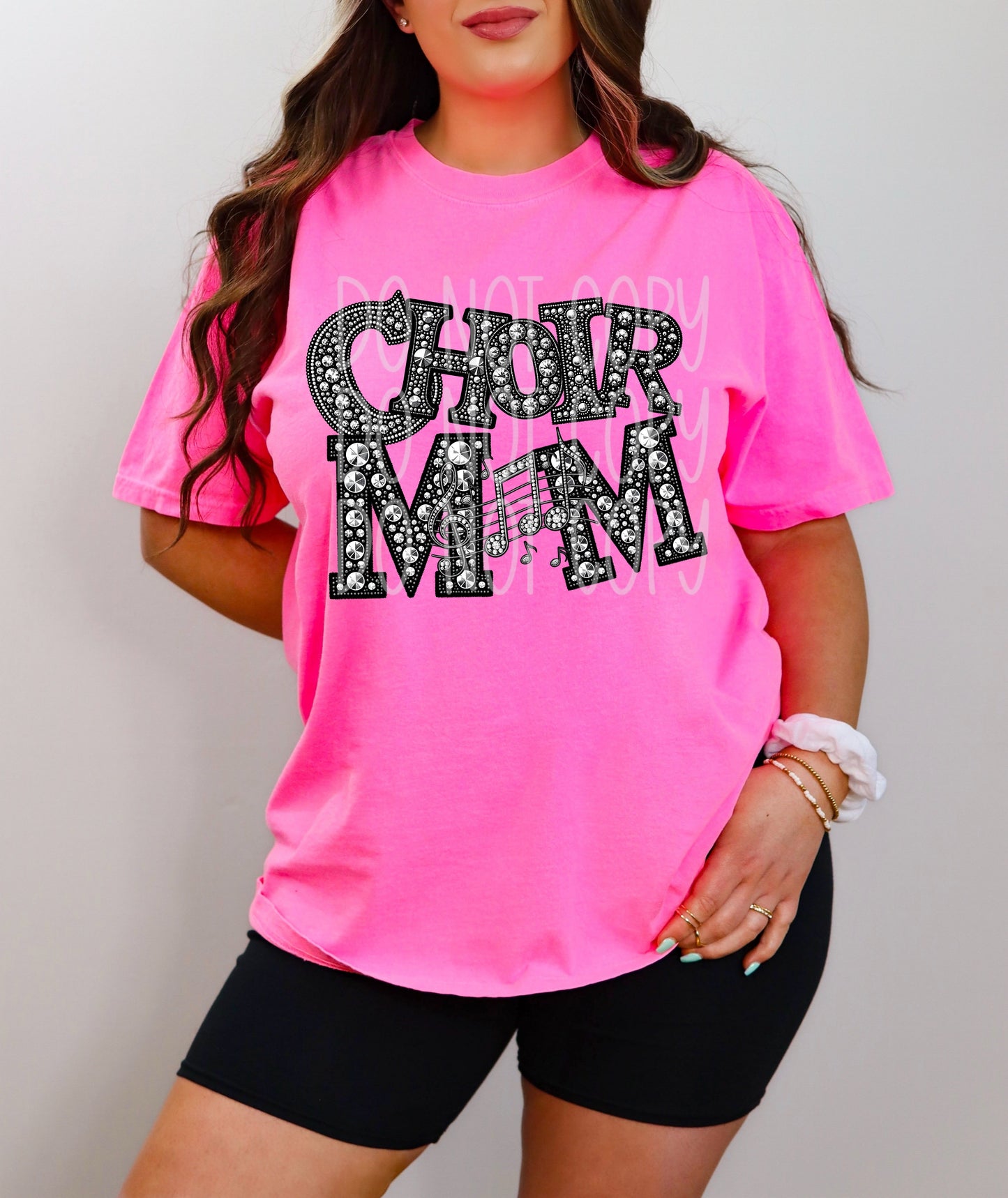 SPORTS MOM - FAUX RHINESTONES - DTF TRANSFER