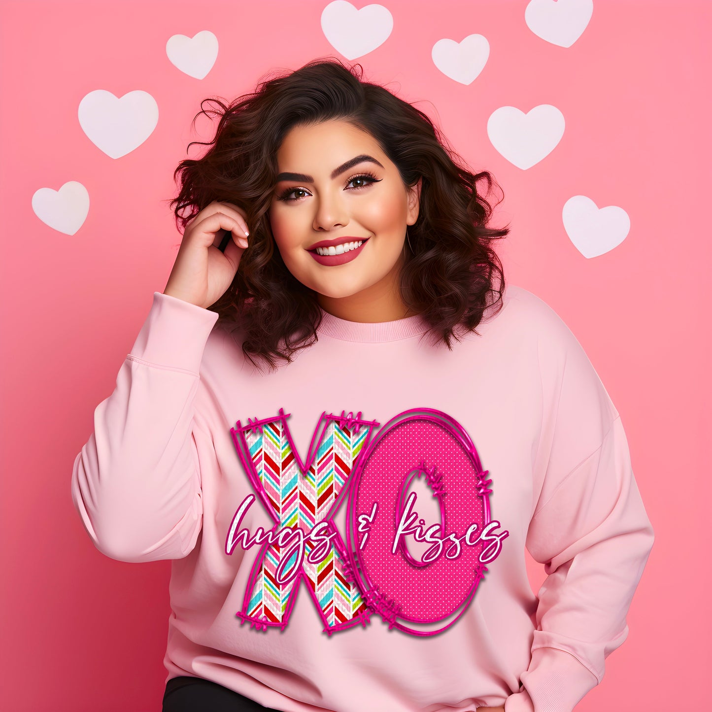 XOX HUGS & KISSES - DTF TRANSFER