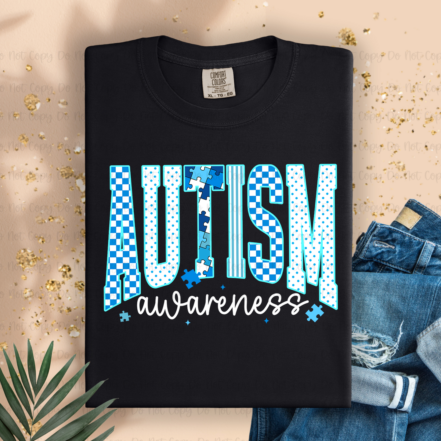 AUTISM AWARENESS CHECKER - DTF TRANSFER