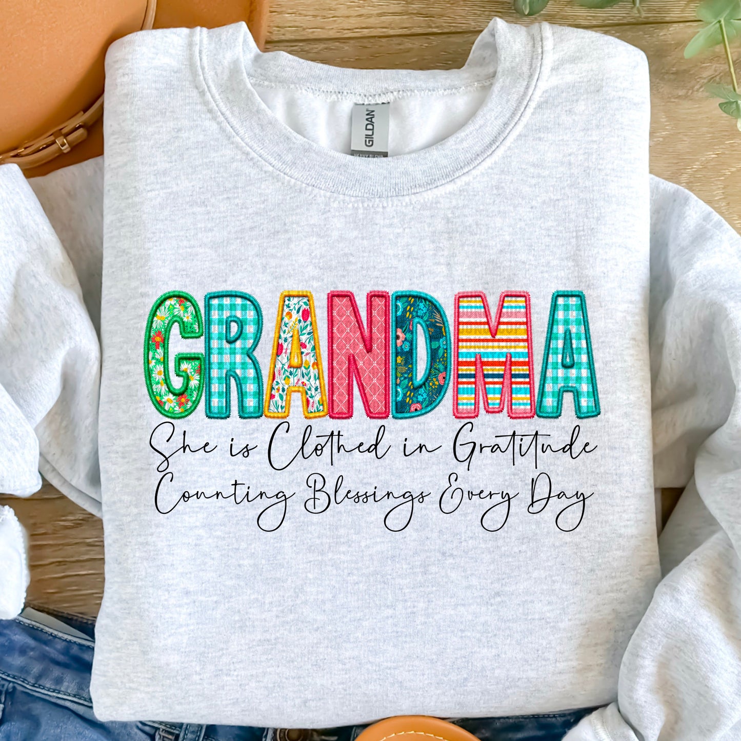 CLOTHED IN GRATITUDE - DTF TRANSFER