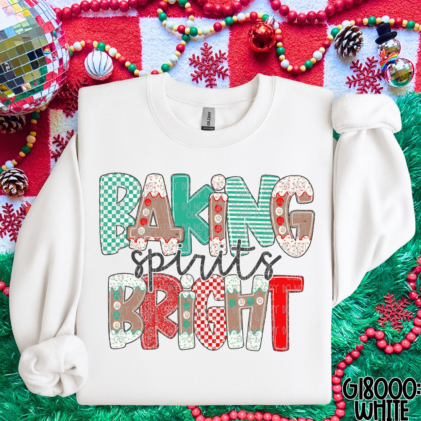 BAKING SPIRITS BRIGHT - DTF TRANSFER