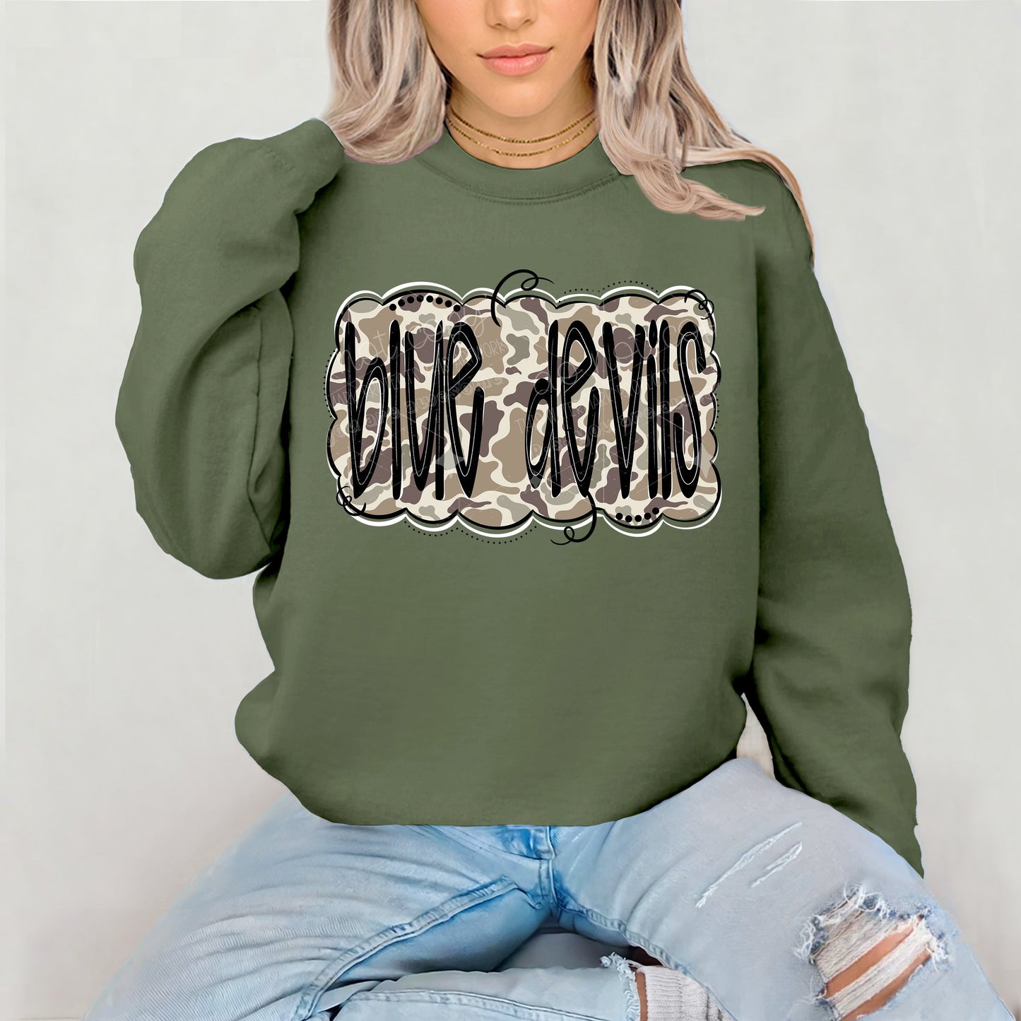 CAMO MASCOT - DTF TRANSFER