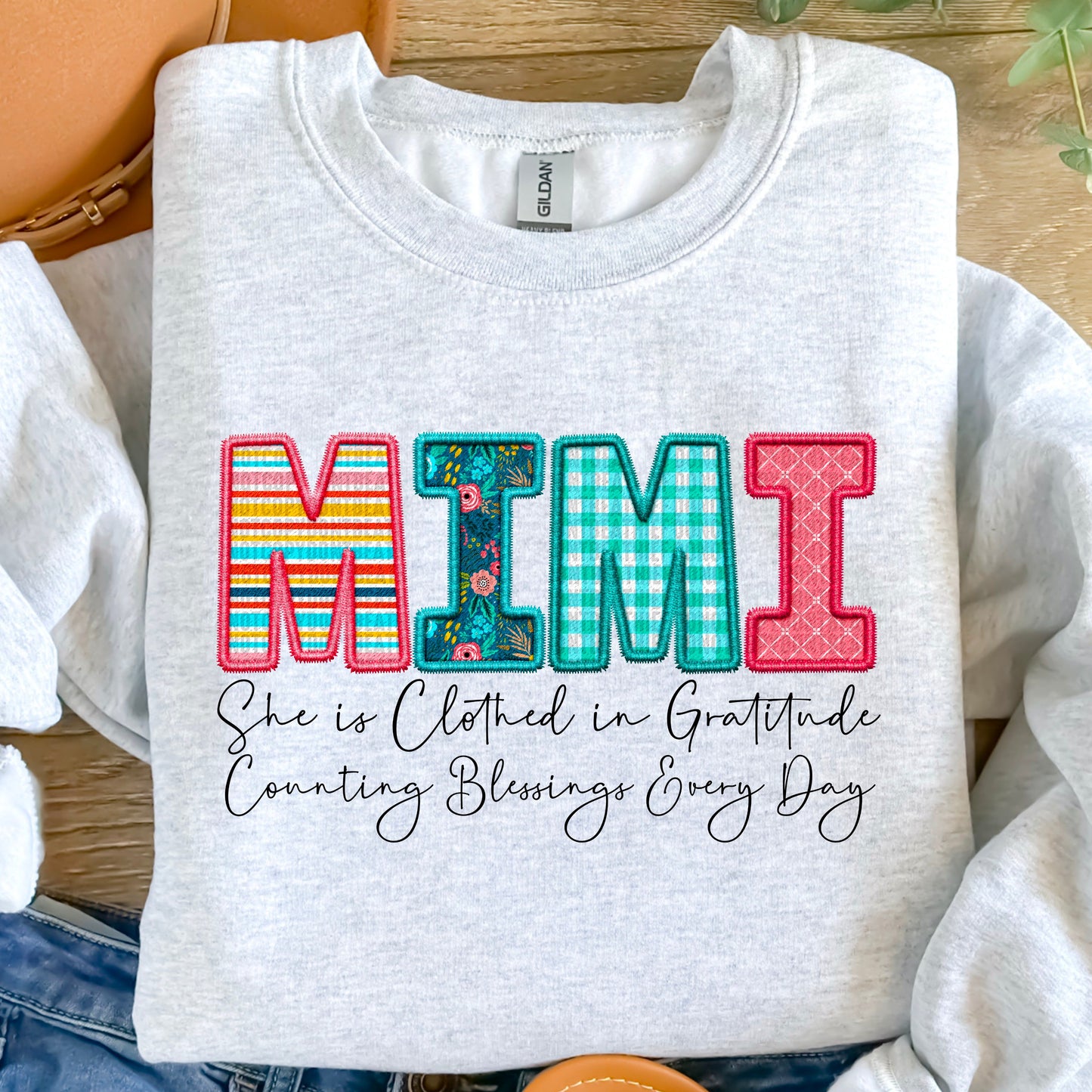 CLOTHED IN GRATITUDE - DTF TRANSFER