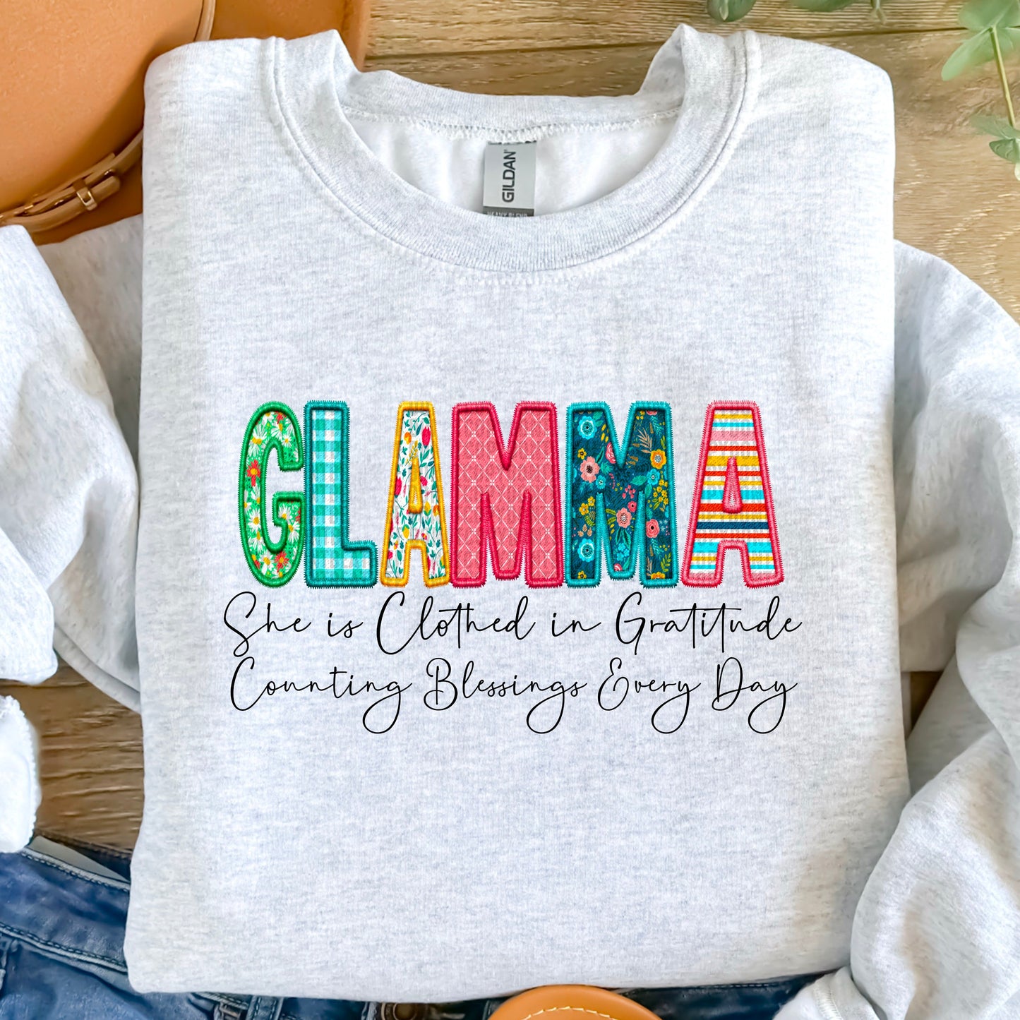 CLOTHED IN GRATITUDE - DTF TRANSFER