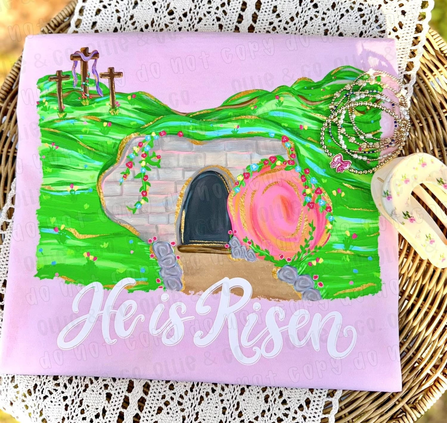 HE IS RISEN - DTF TRANSFER