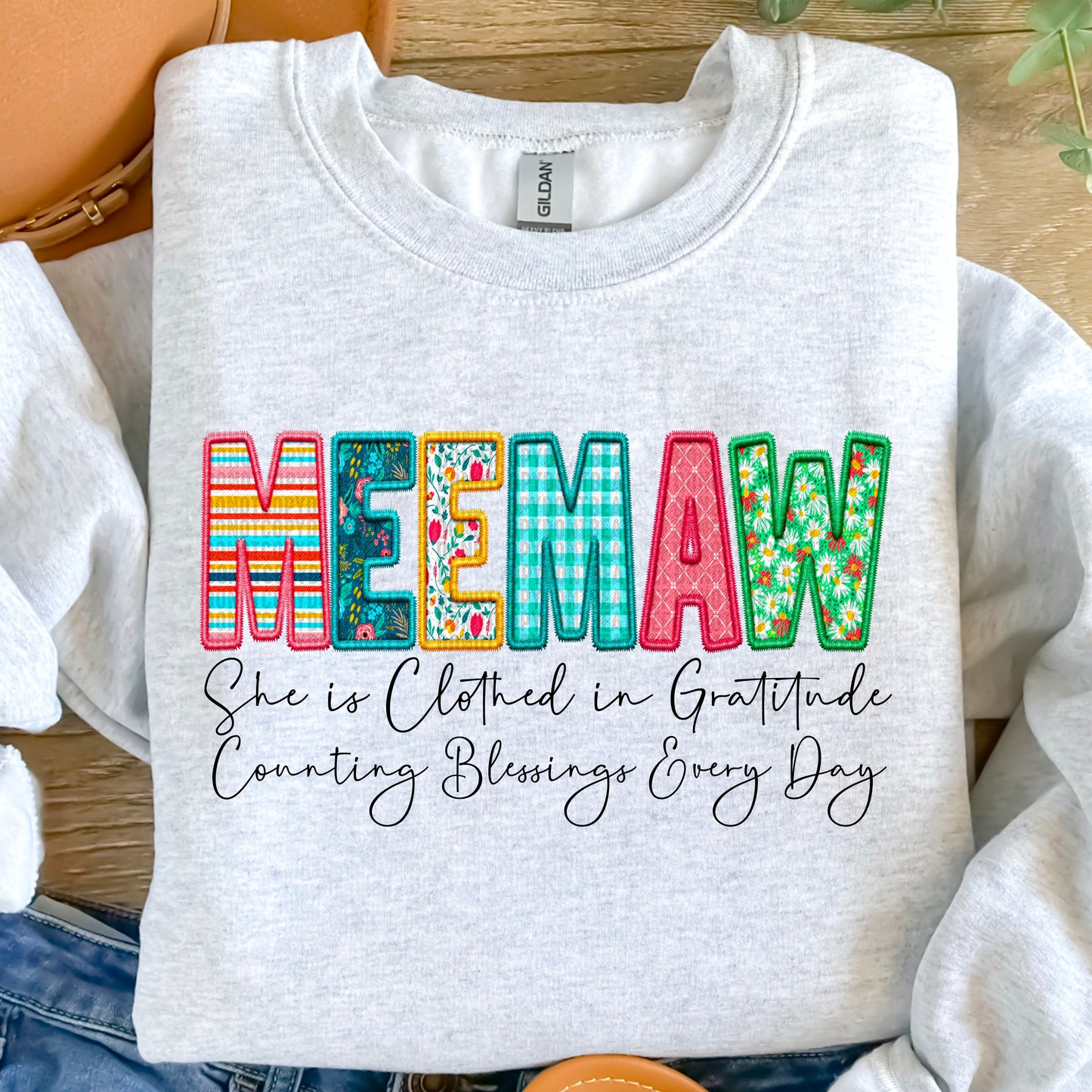 CLOTHED IN GRATITUDE - DTF TRANSFER