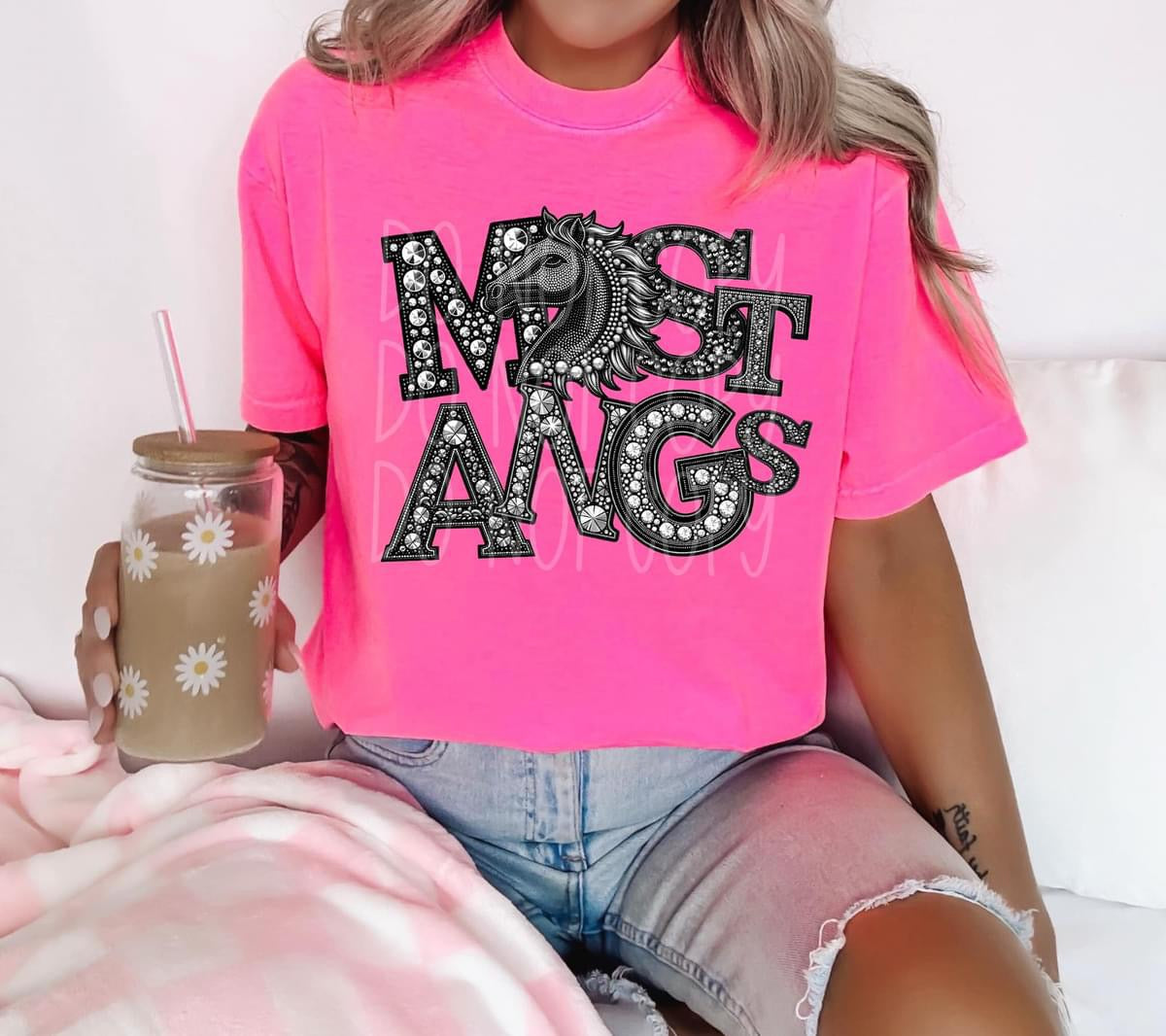 MASCOTS - FAUX RHINESTONE - DTF TRANSFER