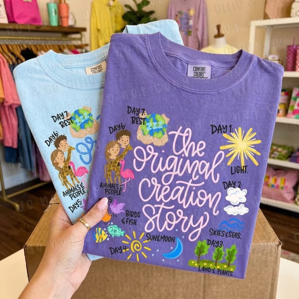 CREATION STORY GIRL - DTF TRANSFER