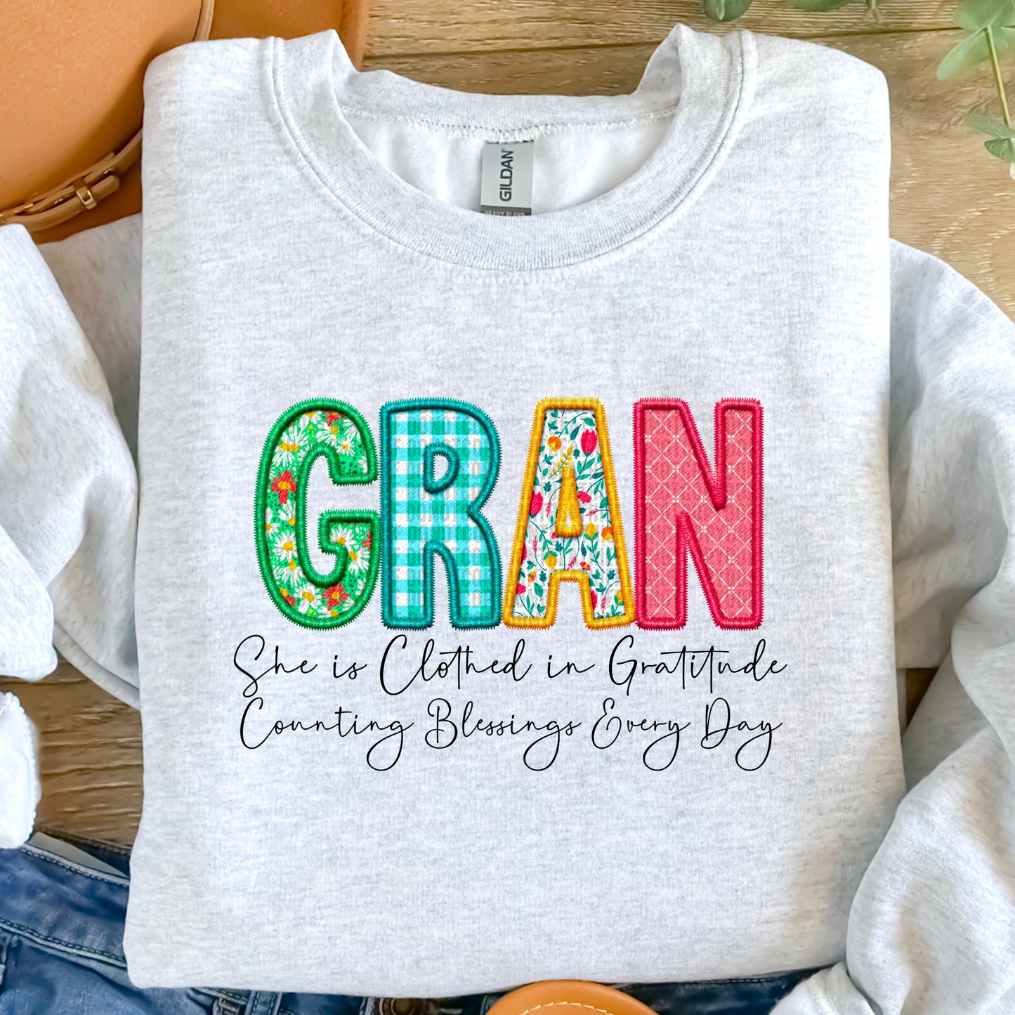 CLOTHED IN GRATITUDE - DTF TRANSFER