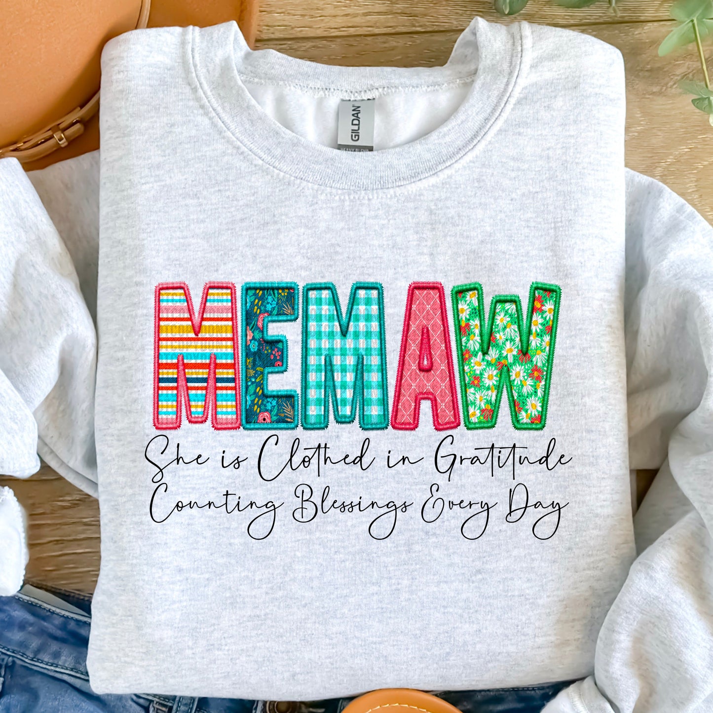 CLOTHED IN GRATITUDE - DTF TRANSFER