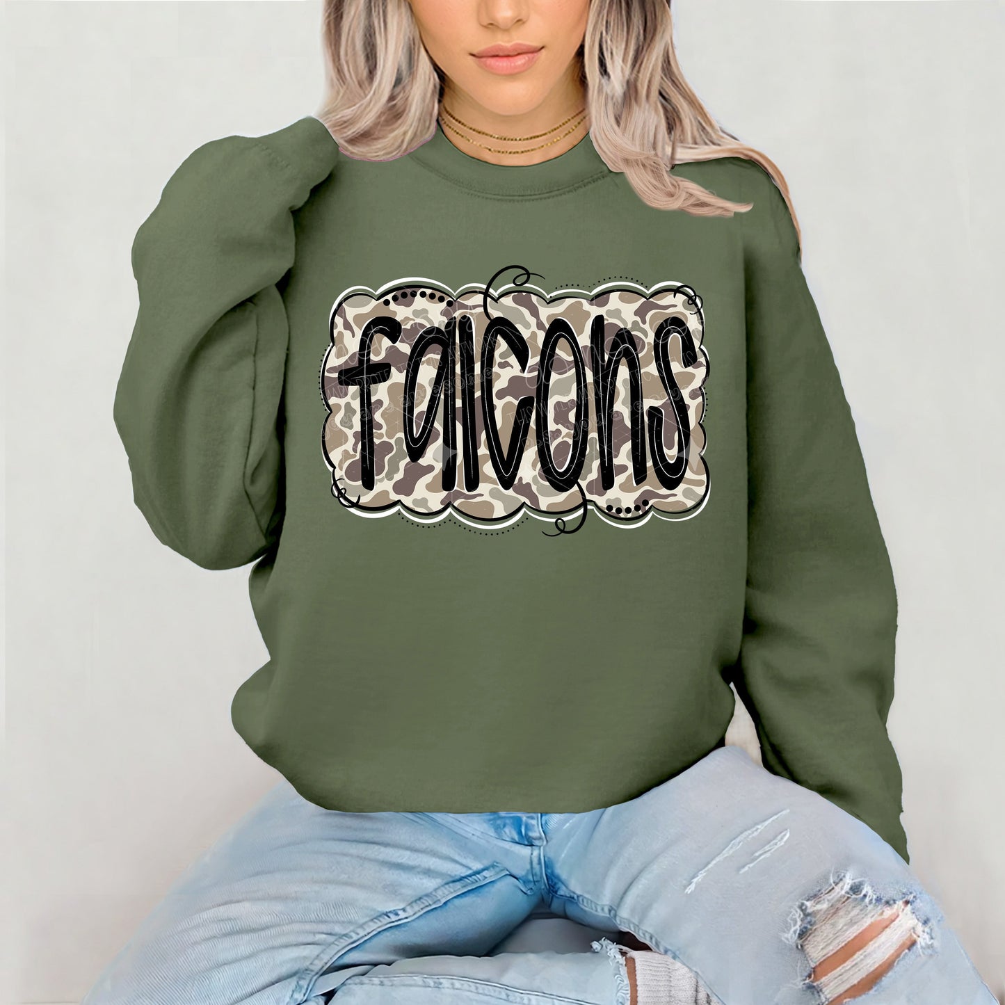 CAMO MASCOT - DTF TRANSFER