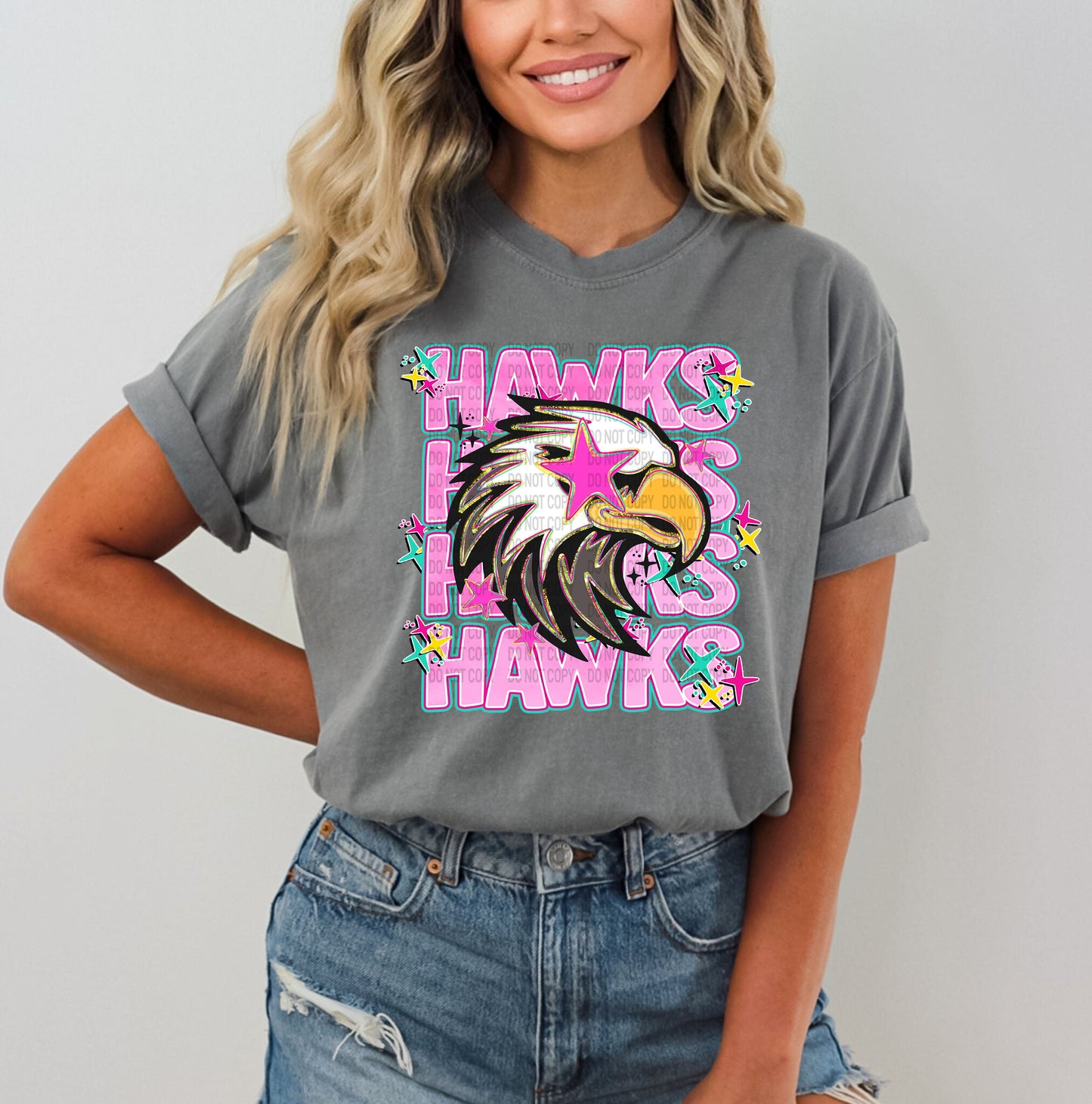 PREPPY PINK MASCOTS - DTF TRANSFER