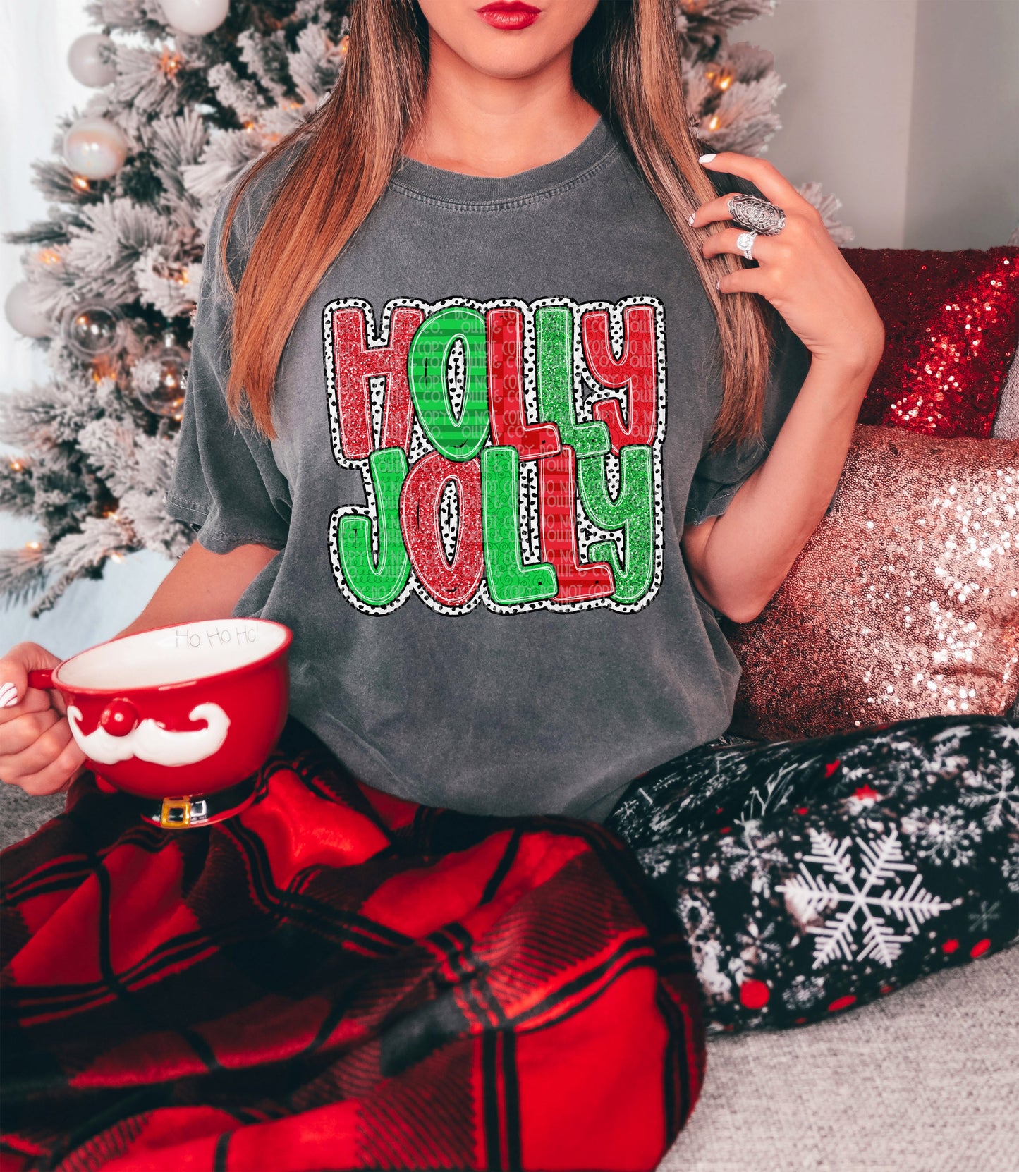 HOLLY JOLLY - DTF TRANSFER