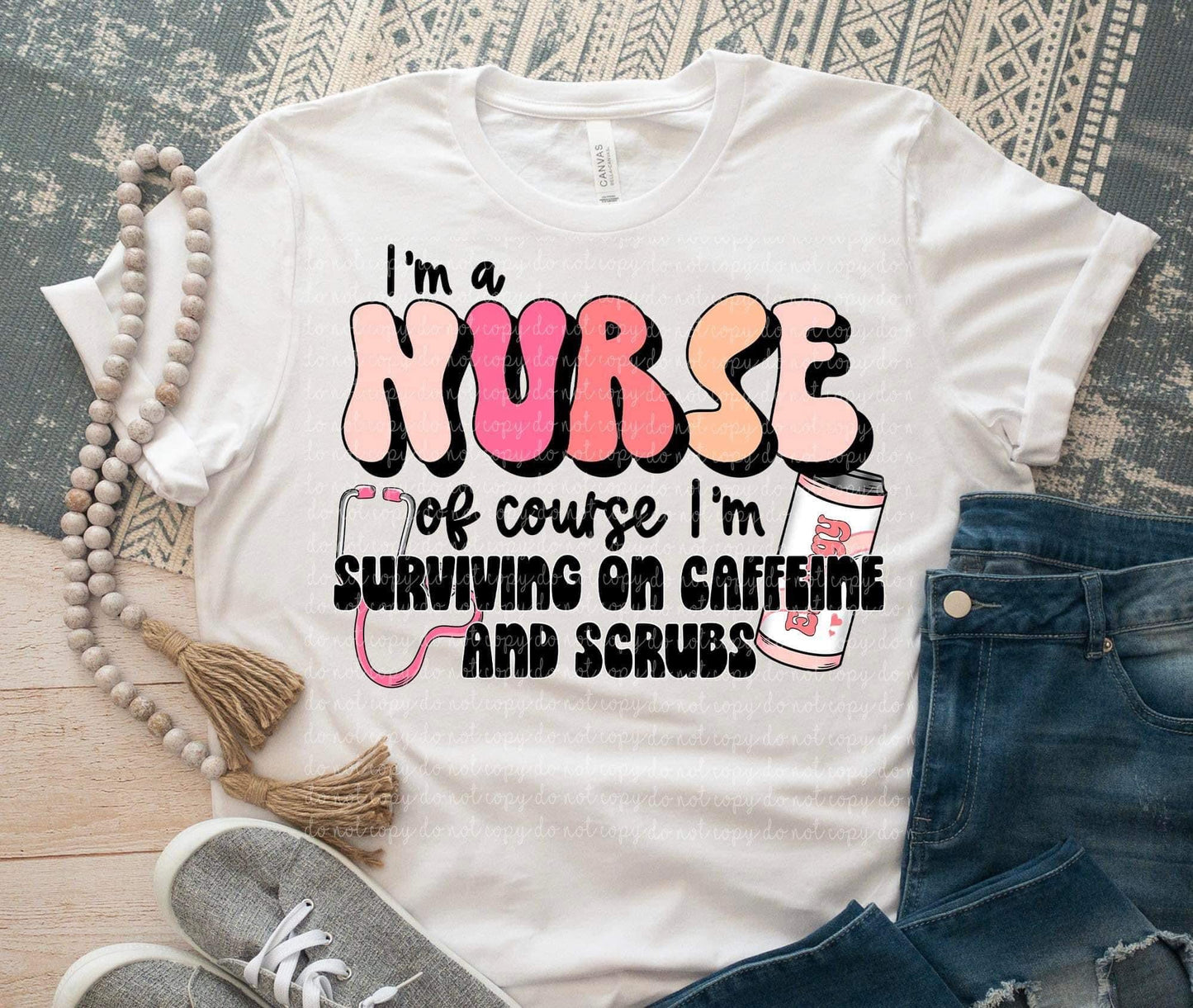 I'M A NURSE OF COURSE *OLLIE & CO. EXCLUSIVE* - DTF TRANSFER