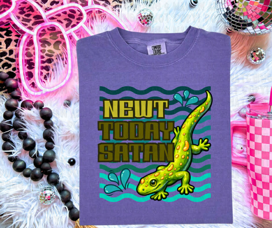 NEWT TODAY SATAN - *OLLIE & CO. EXCLUSIVE* - DTF TRANSFER