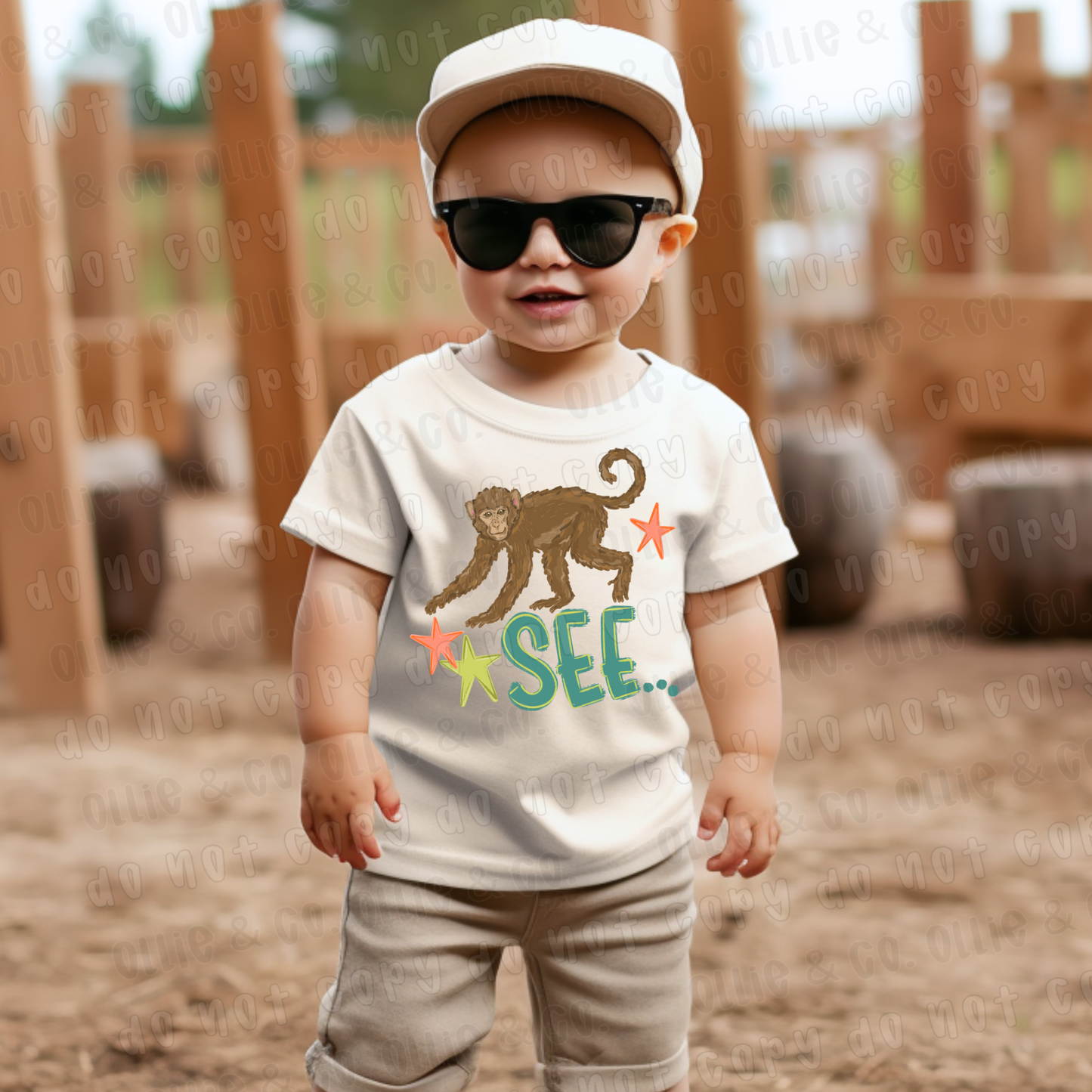 MONKEY SEE BOY - DTF TRANSFER