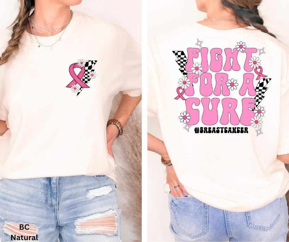 FIGHT FOR A CURE *OLLIE & CO. EXCLUSIVE* - FRONT+BACK - DTF TRANSFER
