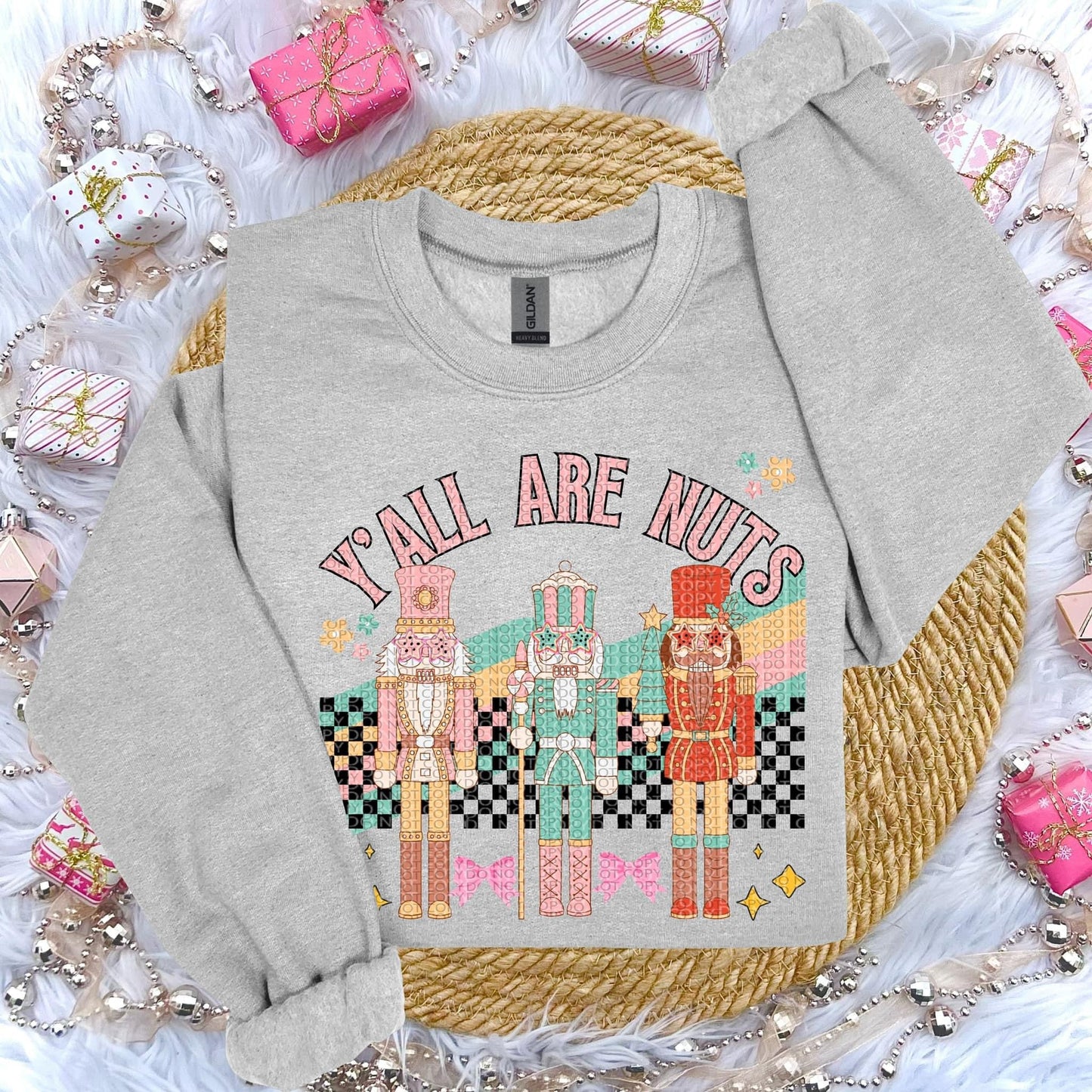 Y'ALL ARE NUTS - DTF TRANSFER