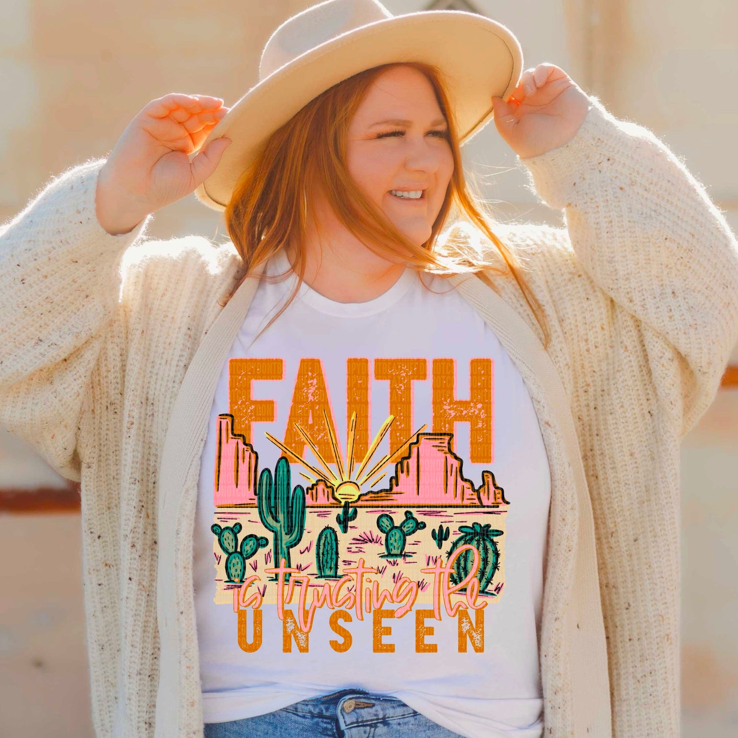 FAITH IS TRUSTING THE UNSEEN - DTF TRANSFER