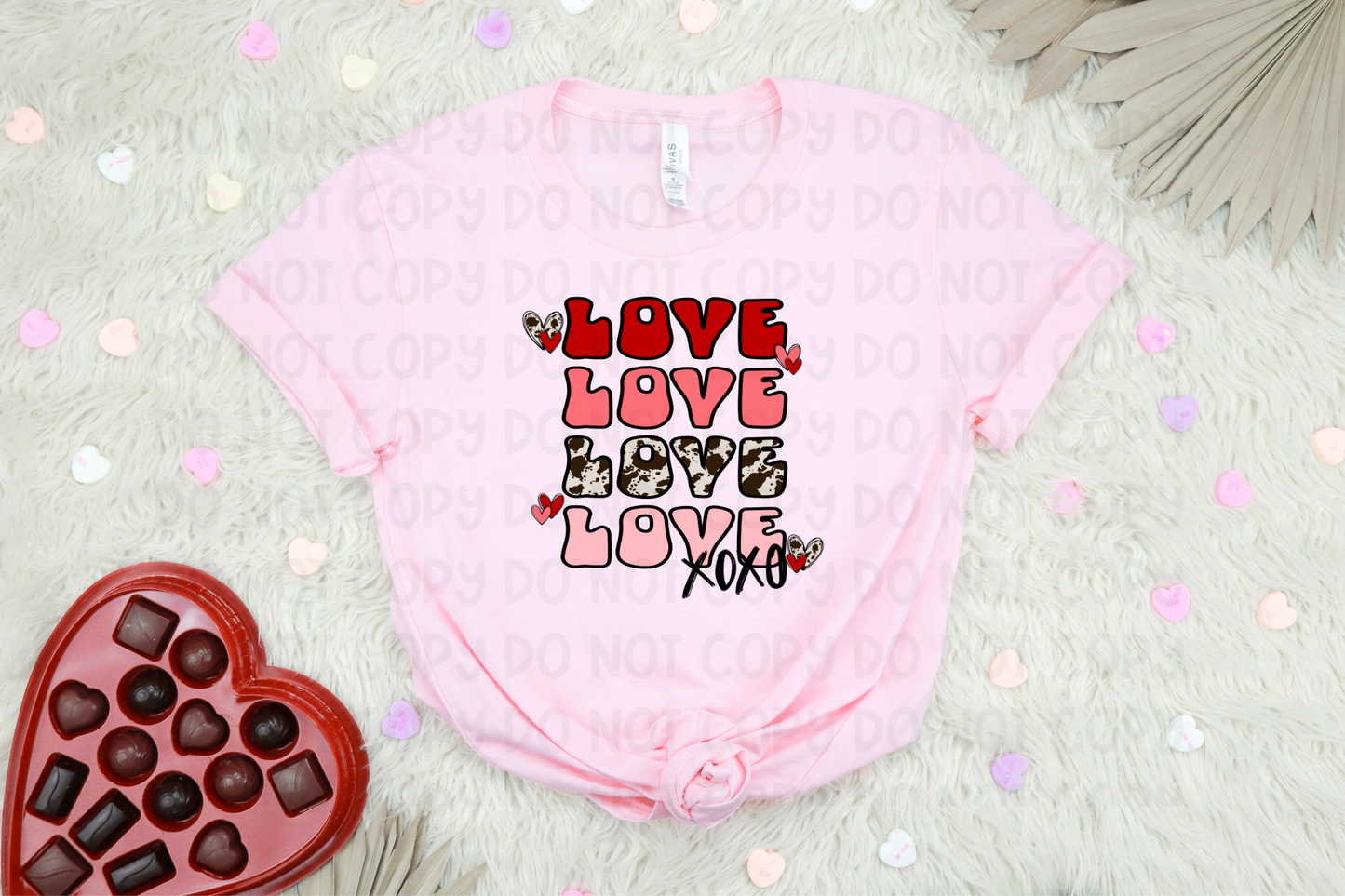 LOVE XOXO - DTF TRANSFER