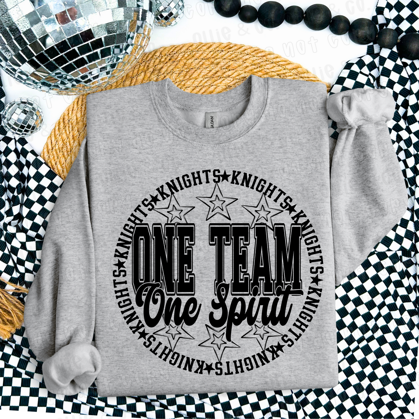 ONE TEAM ONE SPIRIT - DTF TRANSFER