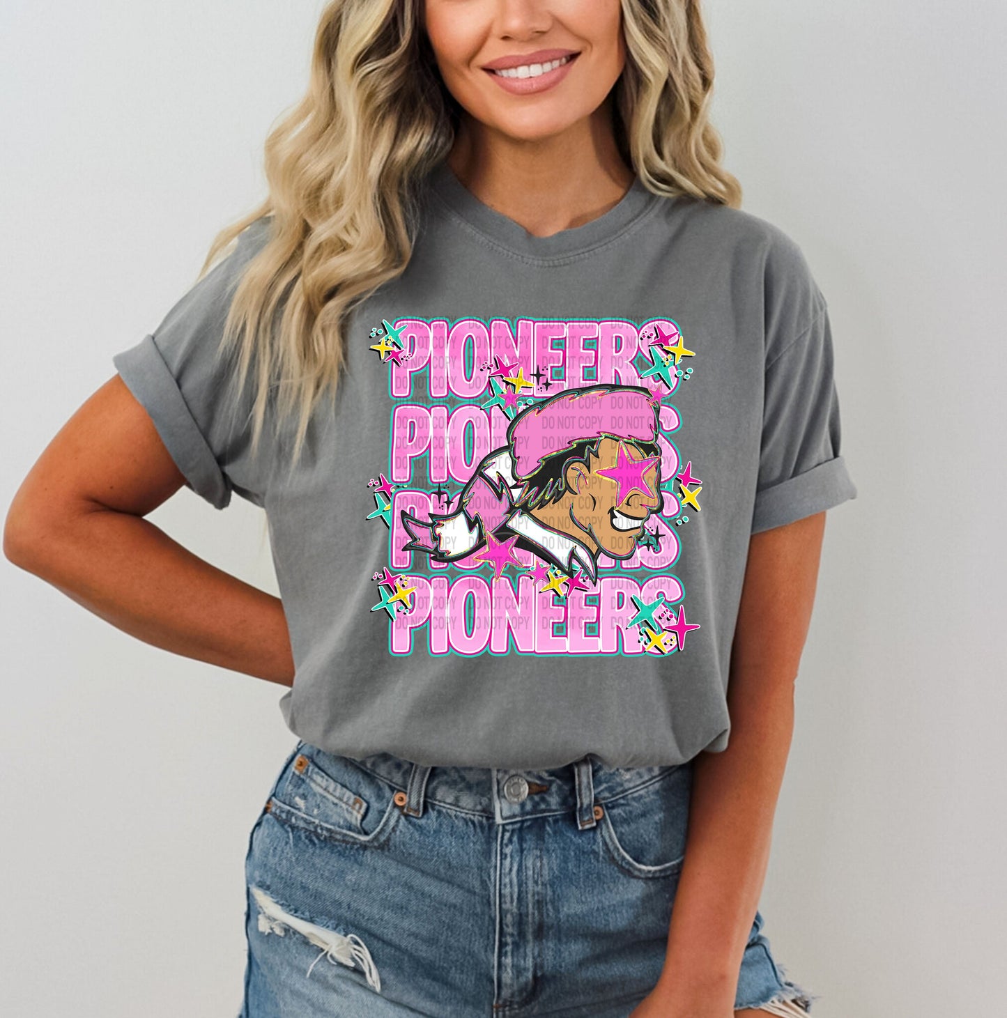 PREPPY PINK MASCOTS - DTF TRANSFER