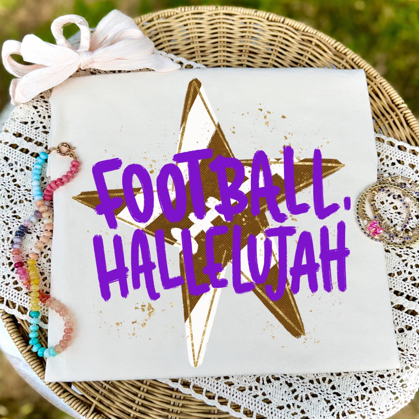 FOOTBALL HALLELUJAH - DTF TRANSFER