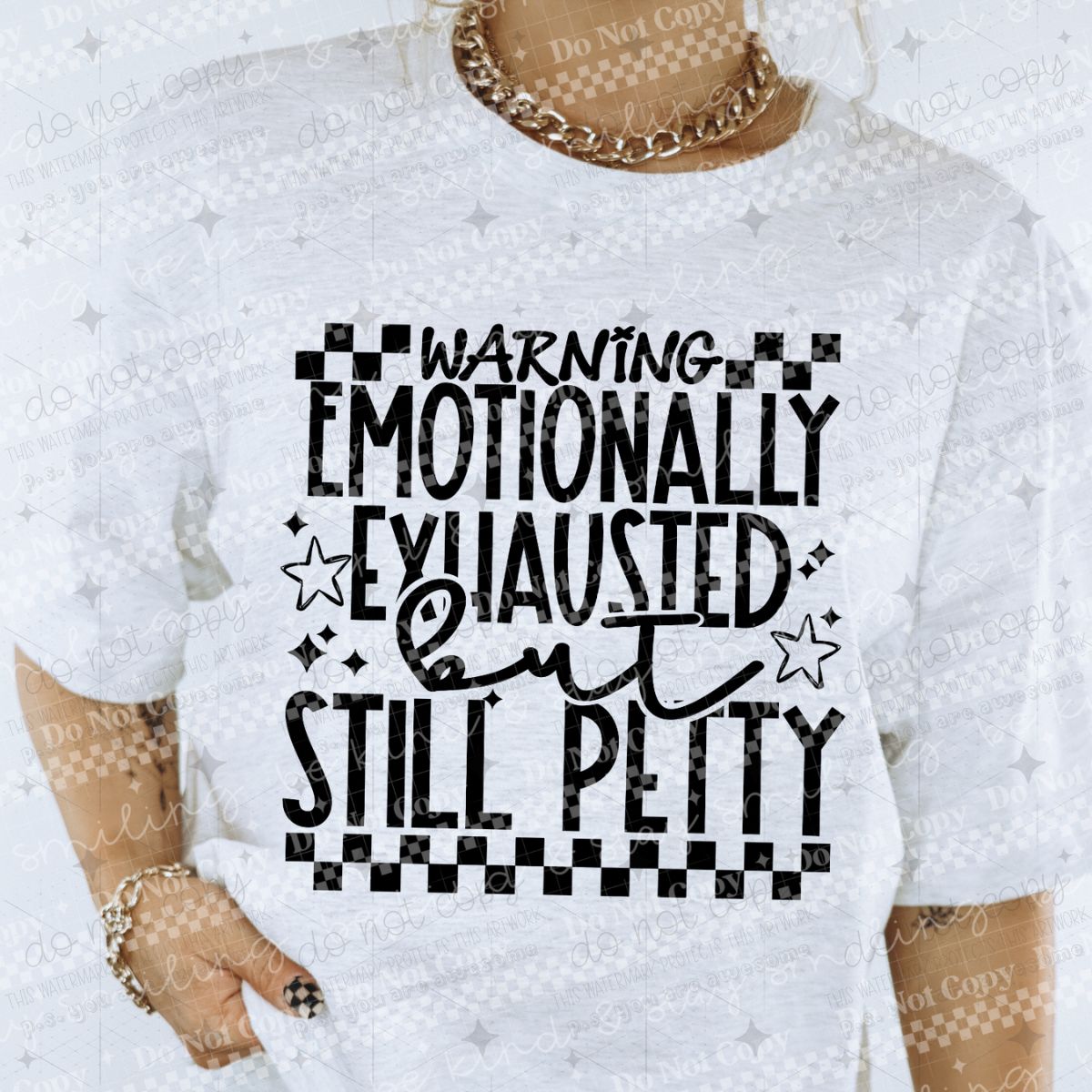 WARNING STILL PETTY - DTF TRANSFER