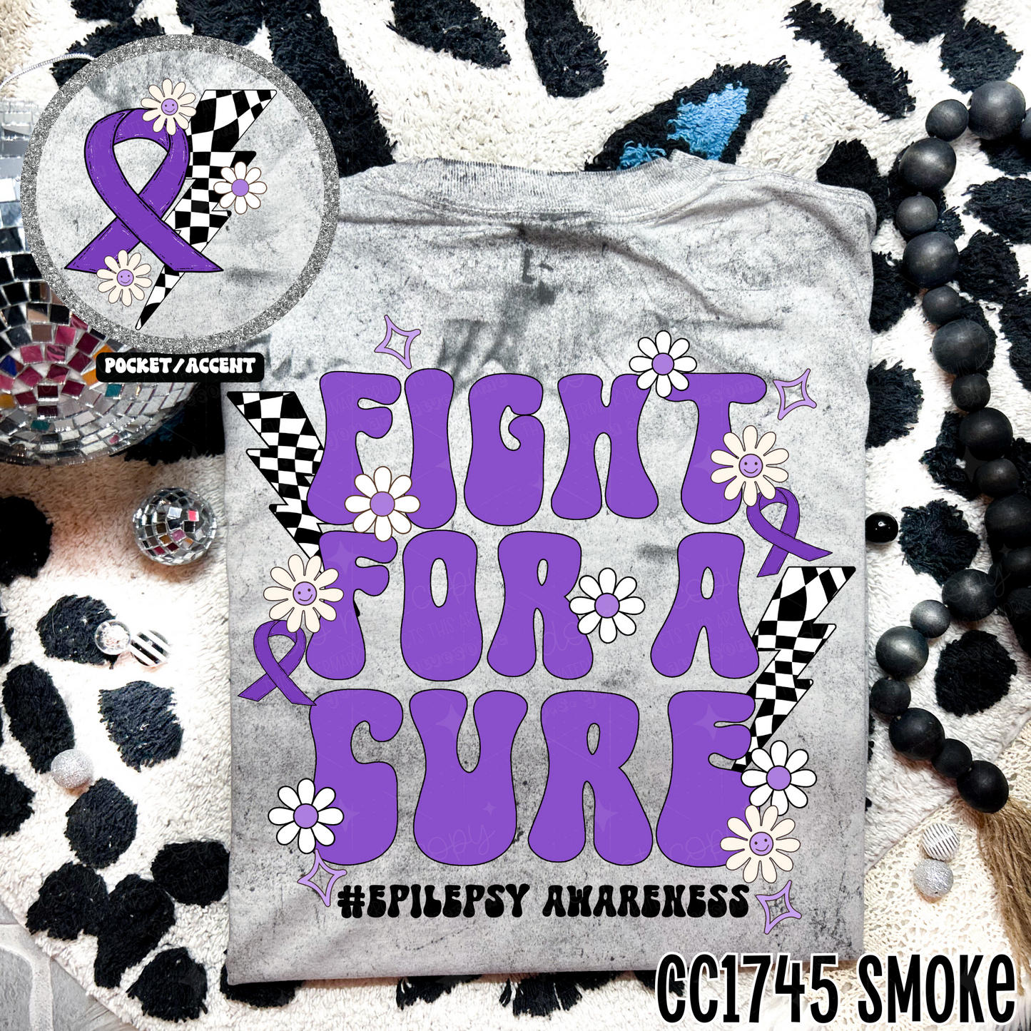 FIGHT FOR A CURE *OLLIE & CO. EXCLUSIVE* - FRONT+BACK - DTF TRANSFER