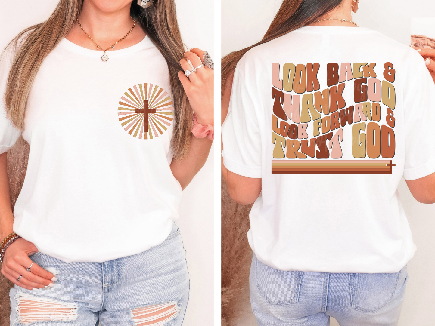Look back- *Ollie & Co Exclusive* - FRONT+BACK - DTF TRANSFER
