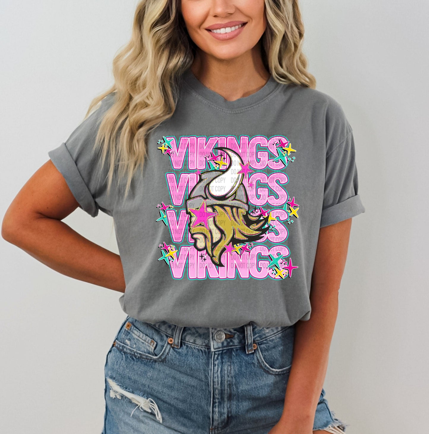PREPPY PINK MASCOTS - DTF TRANSFER