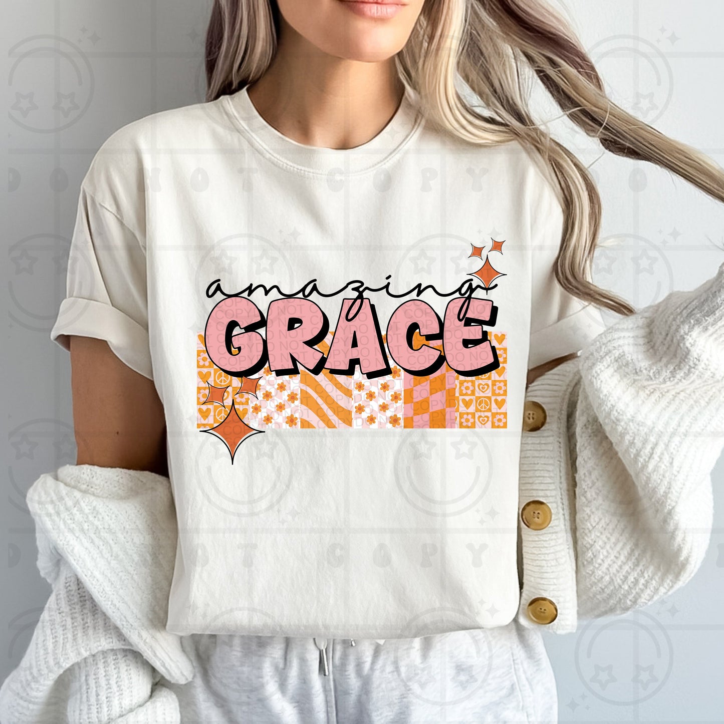 AMAZING GRACE - DTF TRANSFER