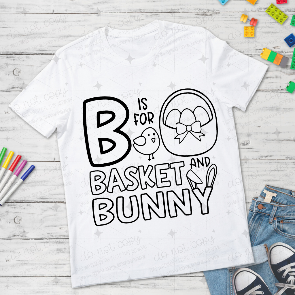 Easter Coloring DTFs - DTF TRANSFER