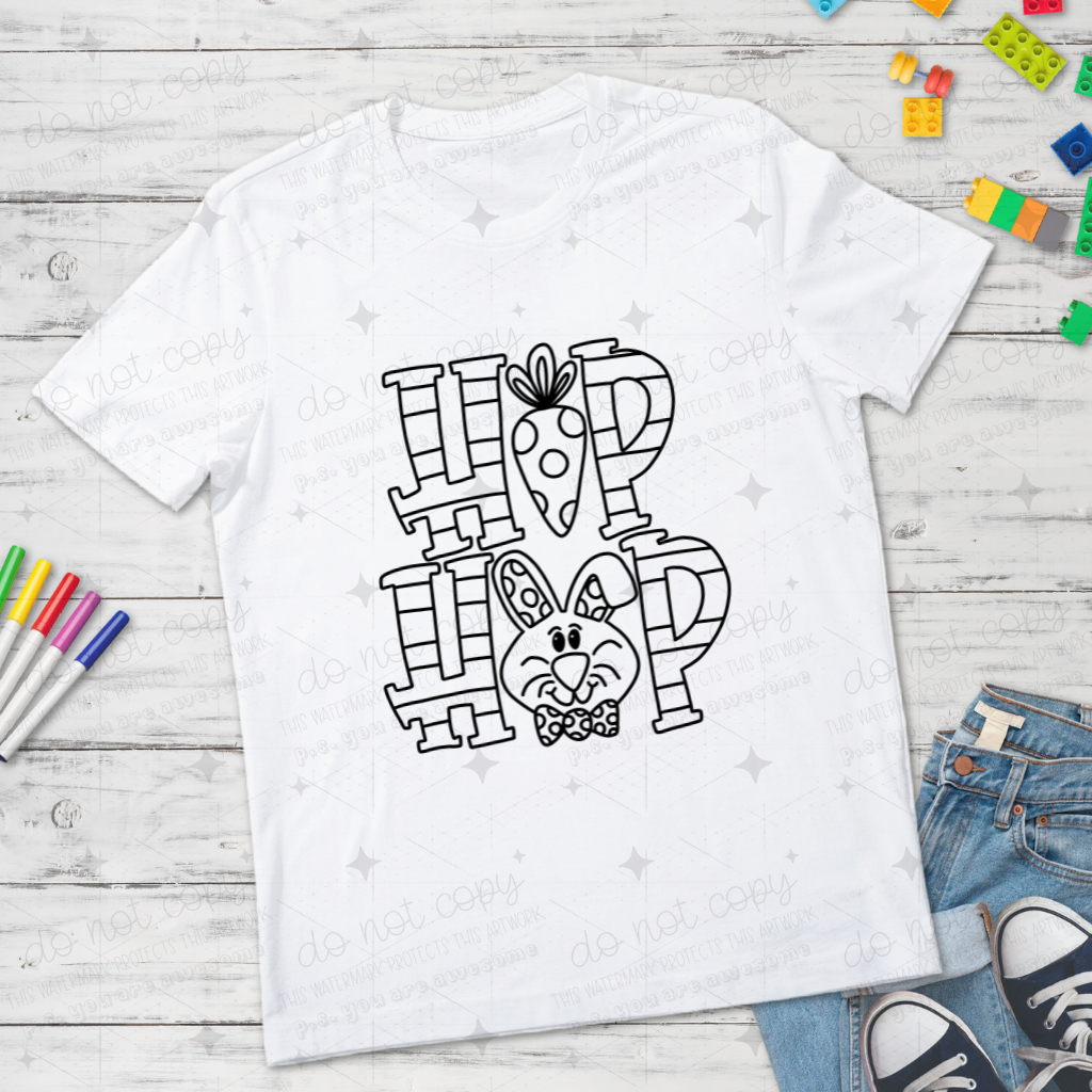 Easter Coloring DTFs - DTF TRANSFER