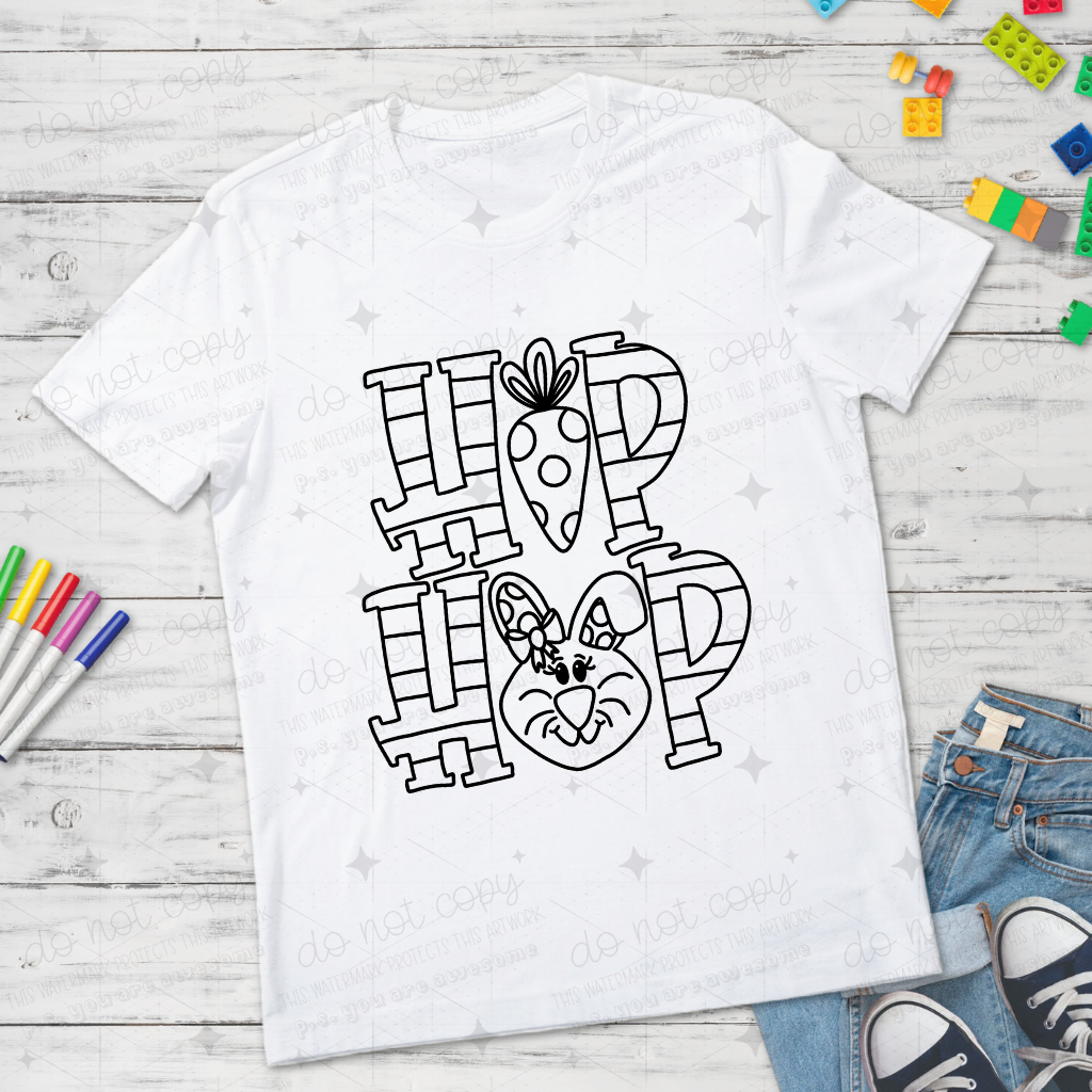 Easter Coloring DTFs - DTF TRANSFER