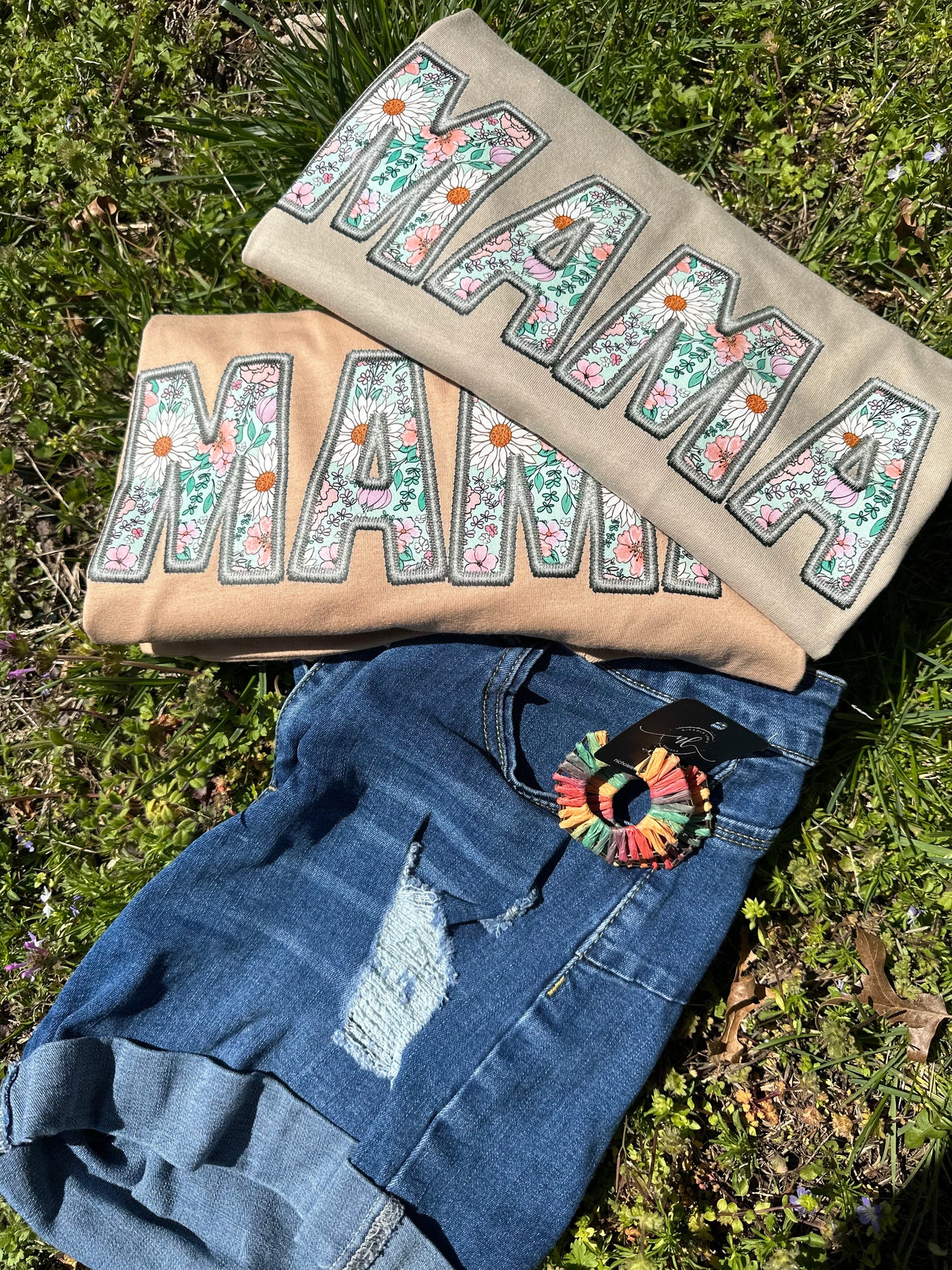 FAUX EMBROIDERY-MAMA - DTF TRANSFER