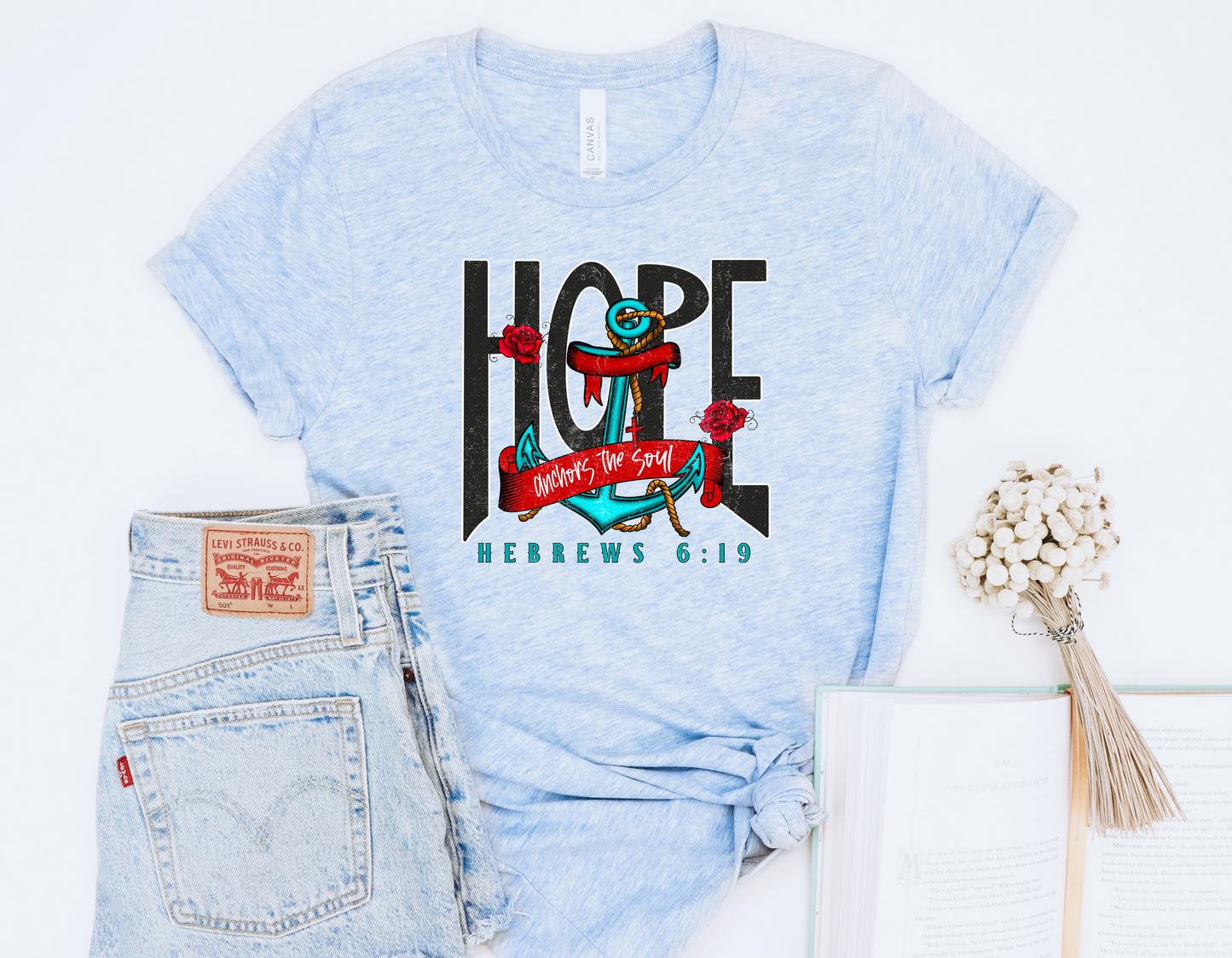 HOPE ANCHORS THE SOUL - DTF TRANSFER