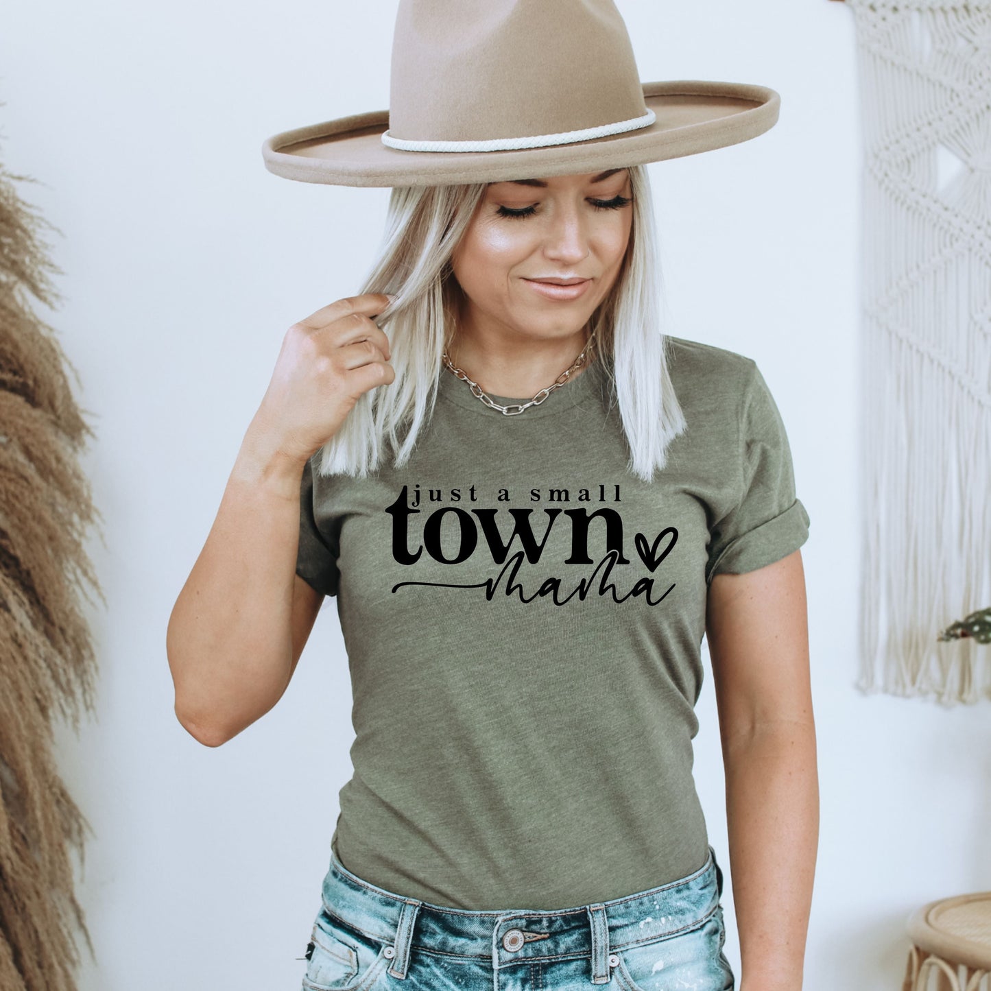 JUST A SMALL TOWN MAMA - DTF TRANSFER