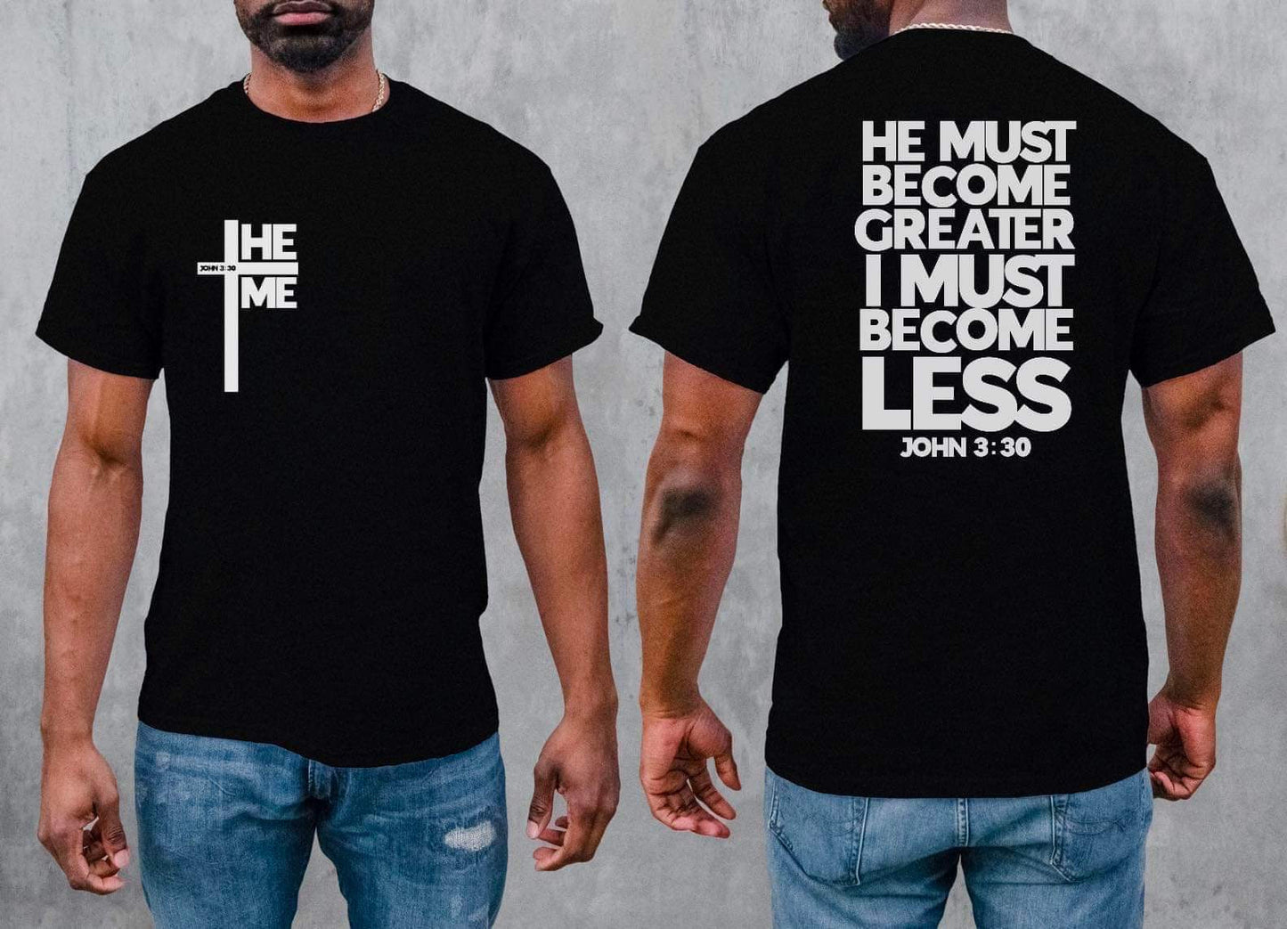 He must become greater Ollie & Co. Exclusive - FRONT+BACK - DTF TRANSFER