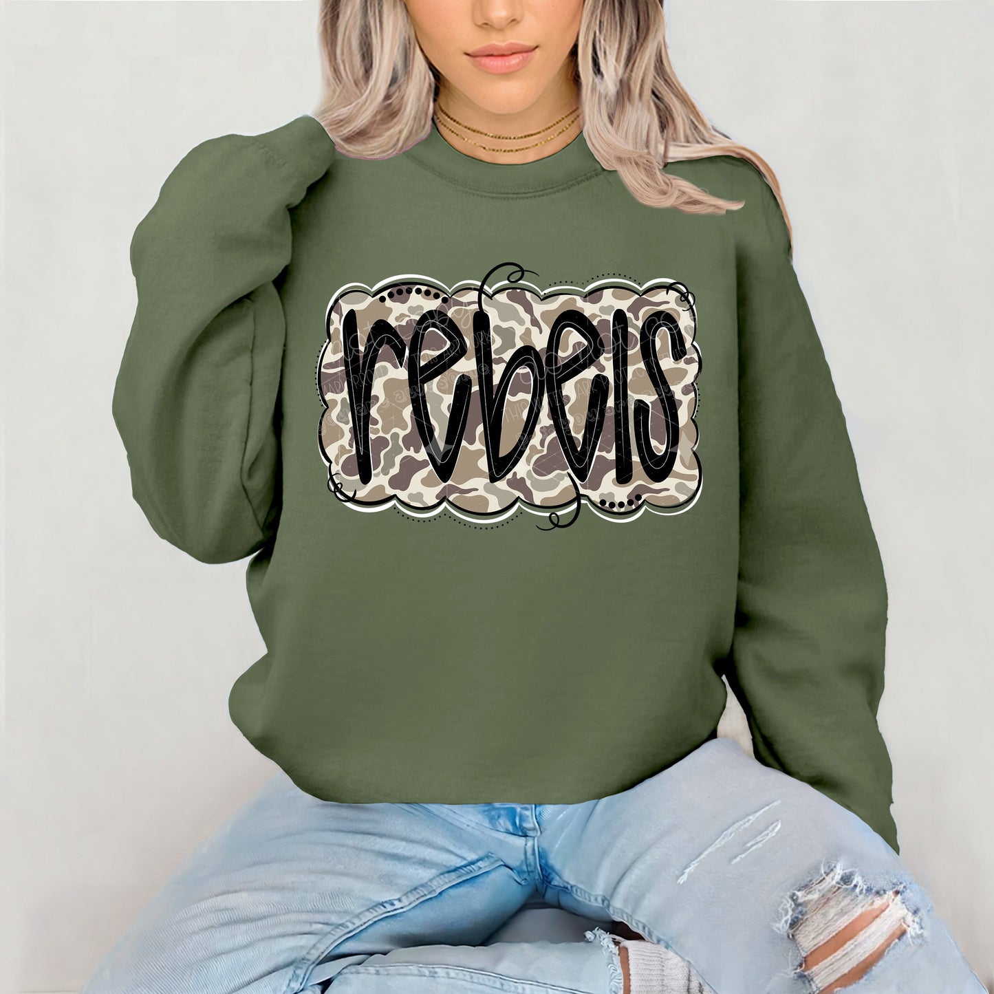 CAMO MASCOT - DTF TRANSFER