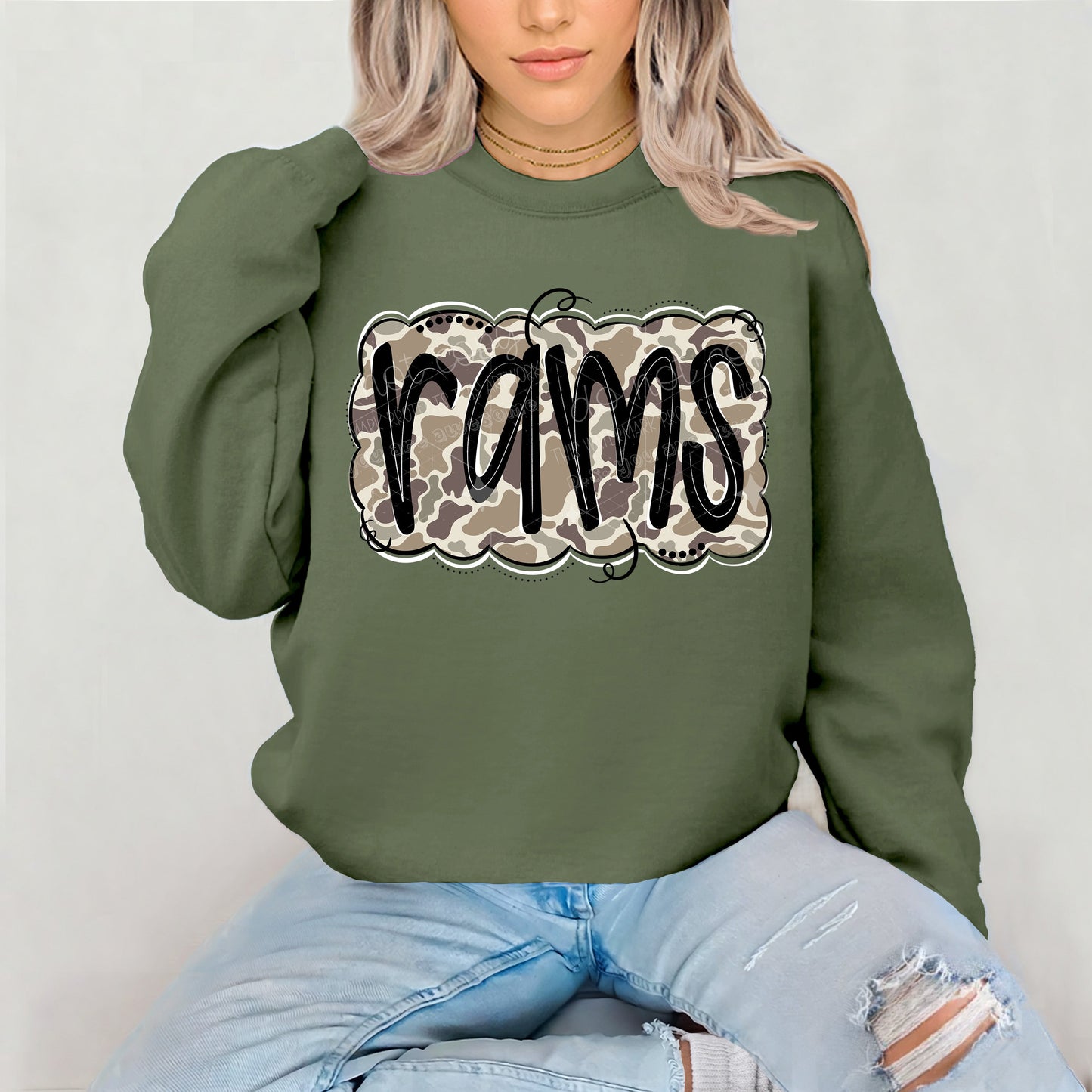 CAMO MASCOT - DTF TRANSFER