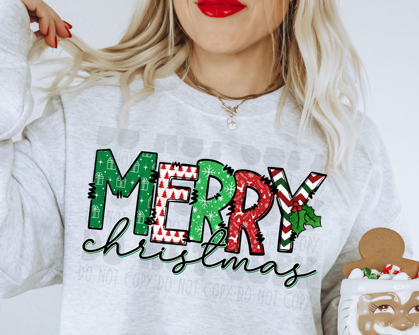 MERRY CHRISTMAS - DTF TRANSFER