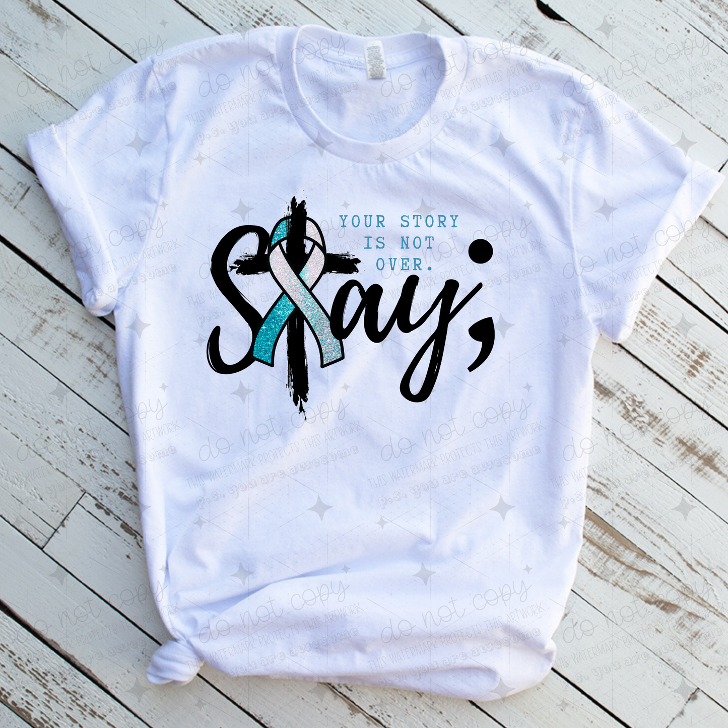 STAY; YOUR STORY IS NOT OVER *OLLIE & CO. EXCLUSIVE* - DTF TRANSFER