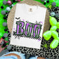 BOO - FAUX EMBROIDERY - DTF TRANSFER