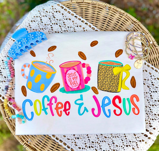 COFFEE & JESUS - DTF TRANSFER